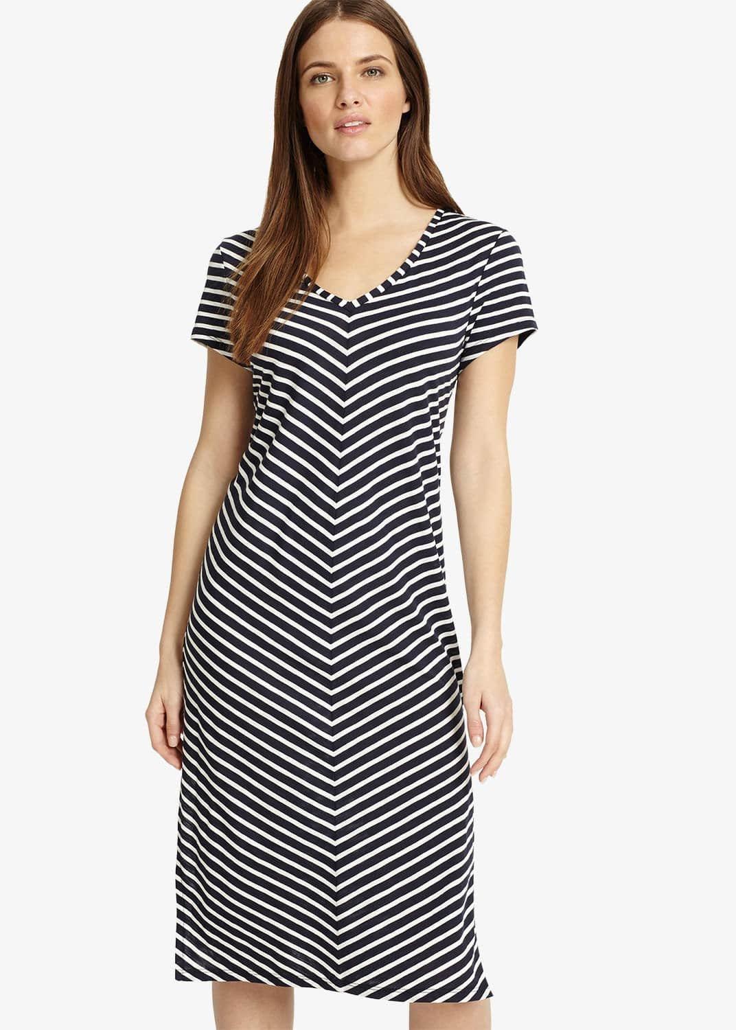 Chantelle Chevron Beach Dress