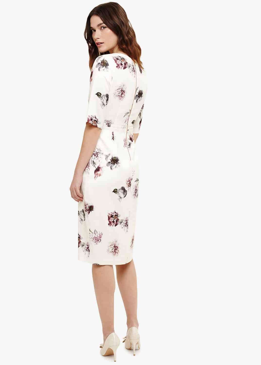 Olga Rose Print Dress