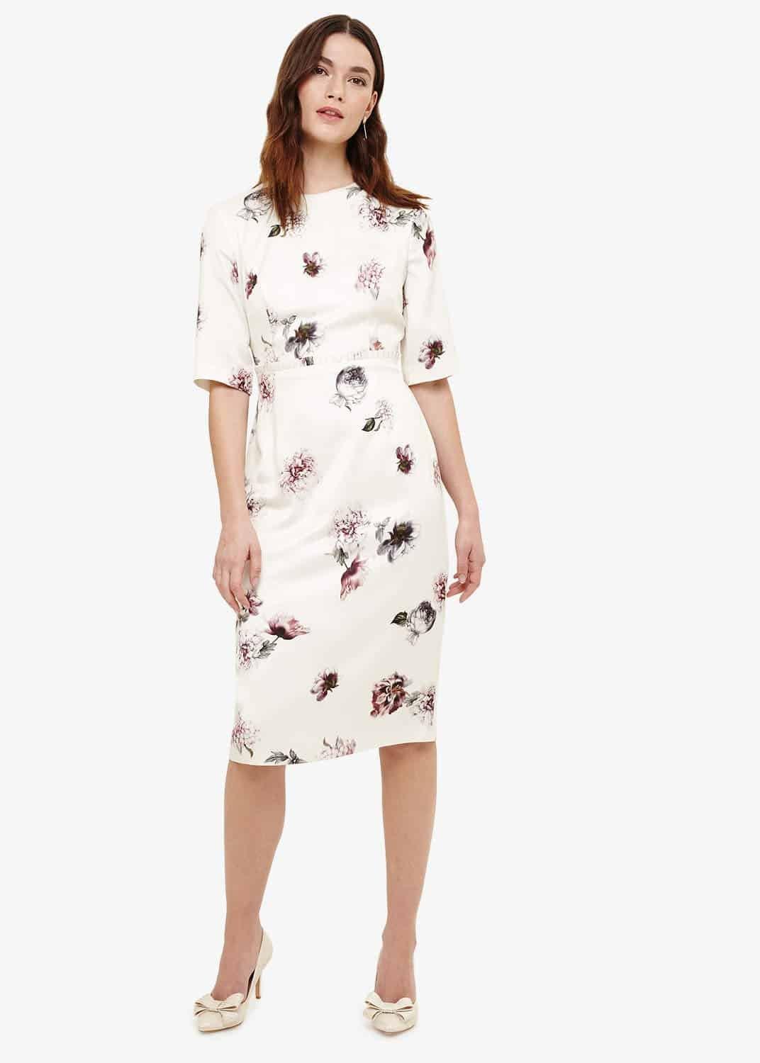 Olga Rose Print Dress