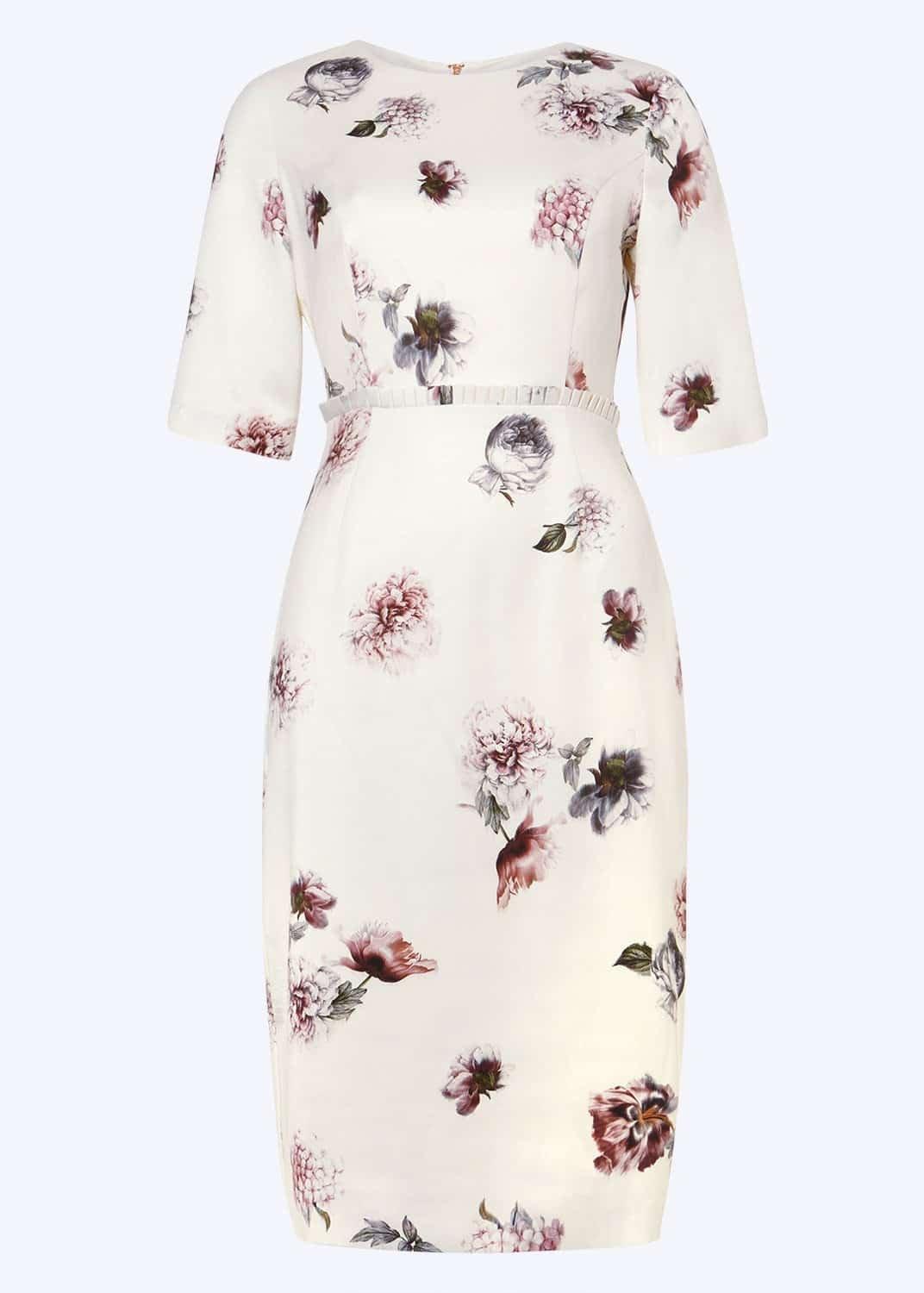 Olga Rose Print Dress