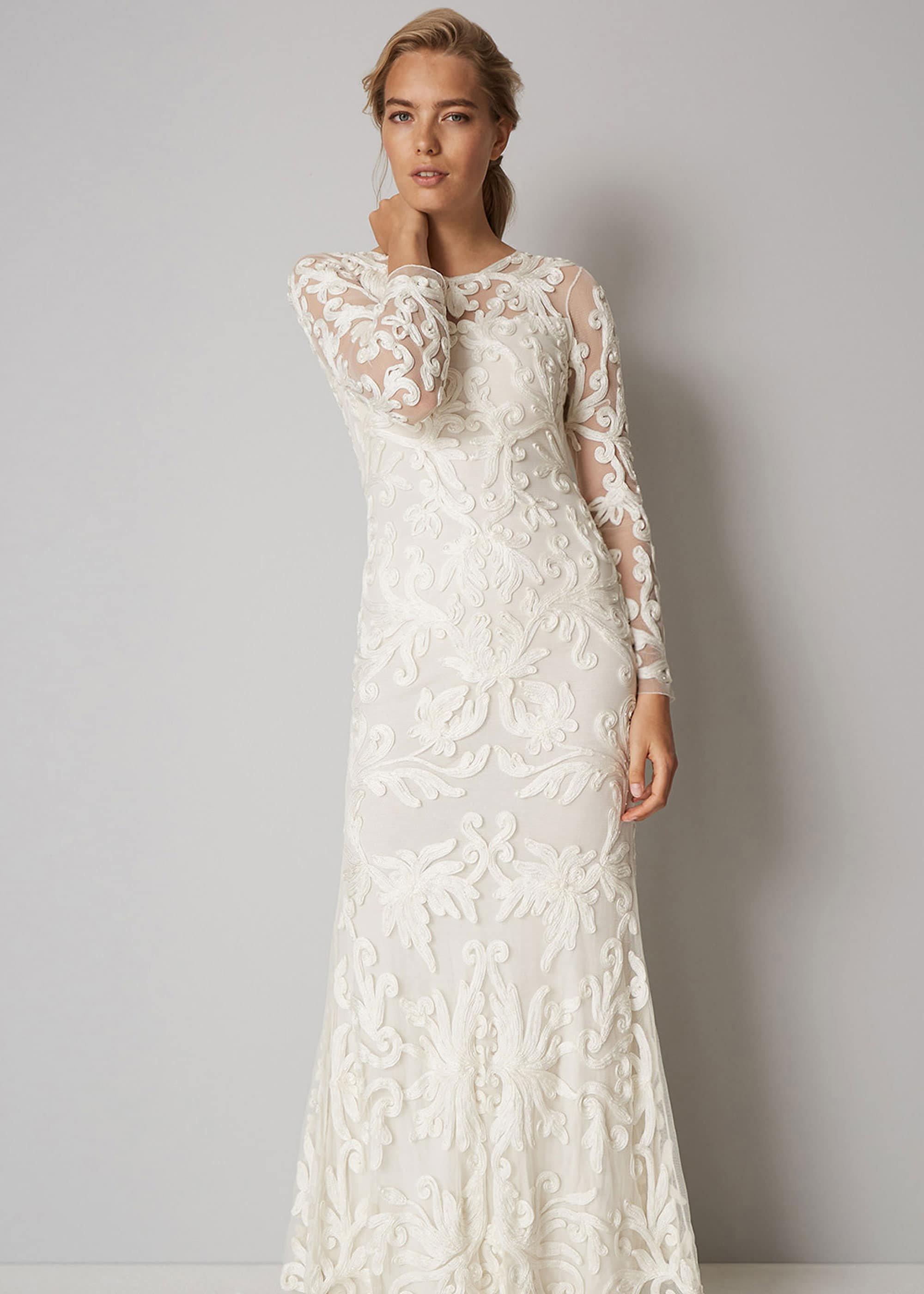 Aubrina Tapework Wedding Dress