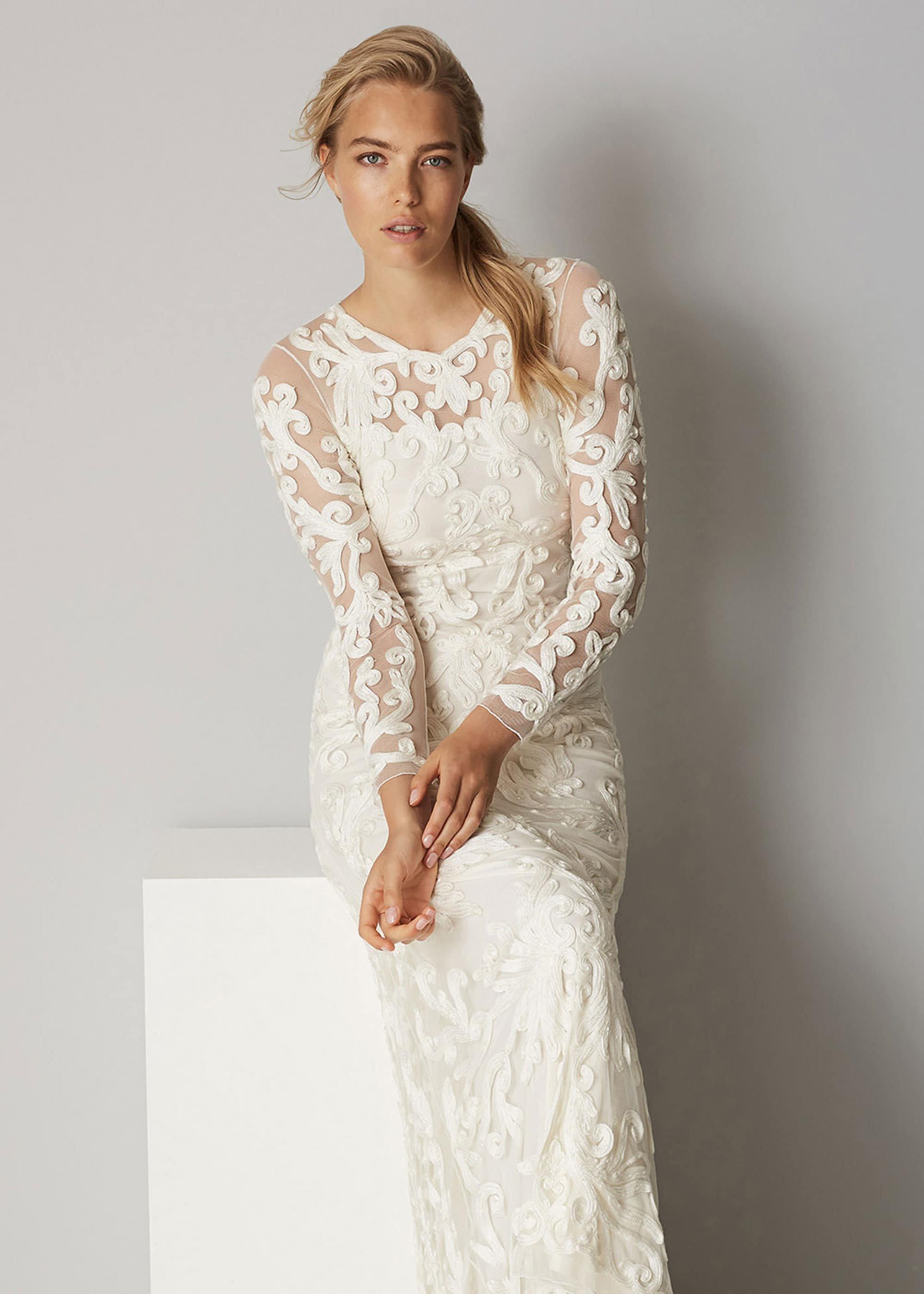 Aubrina Tapework Wedding Dress