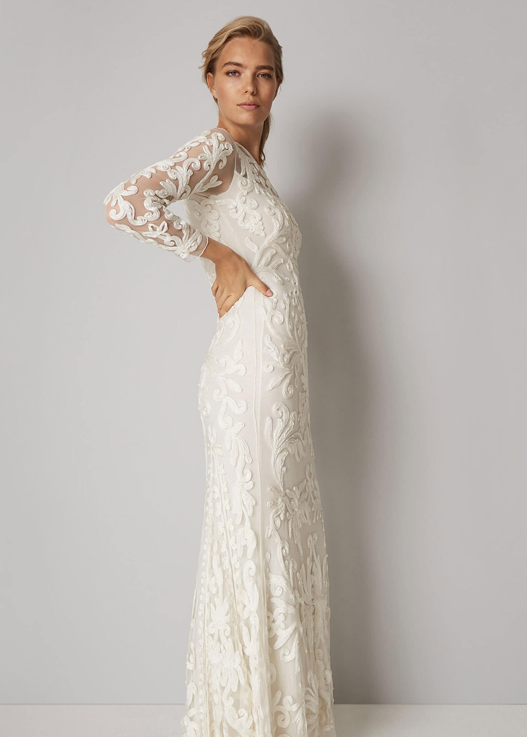 Aubrina Tapework Wedding Dress