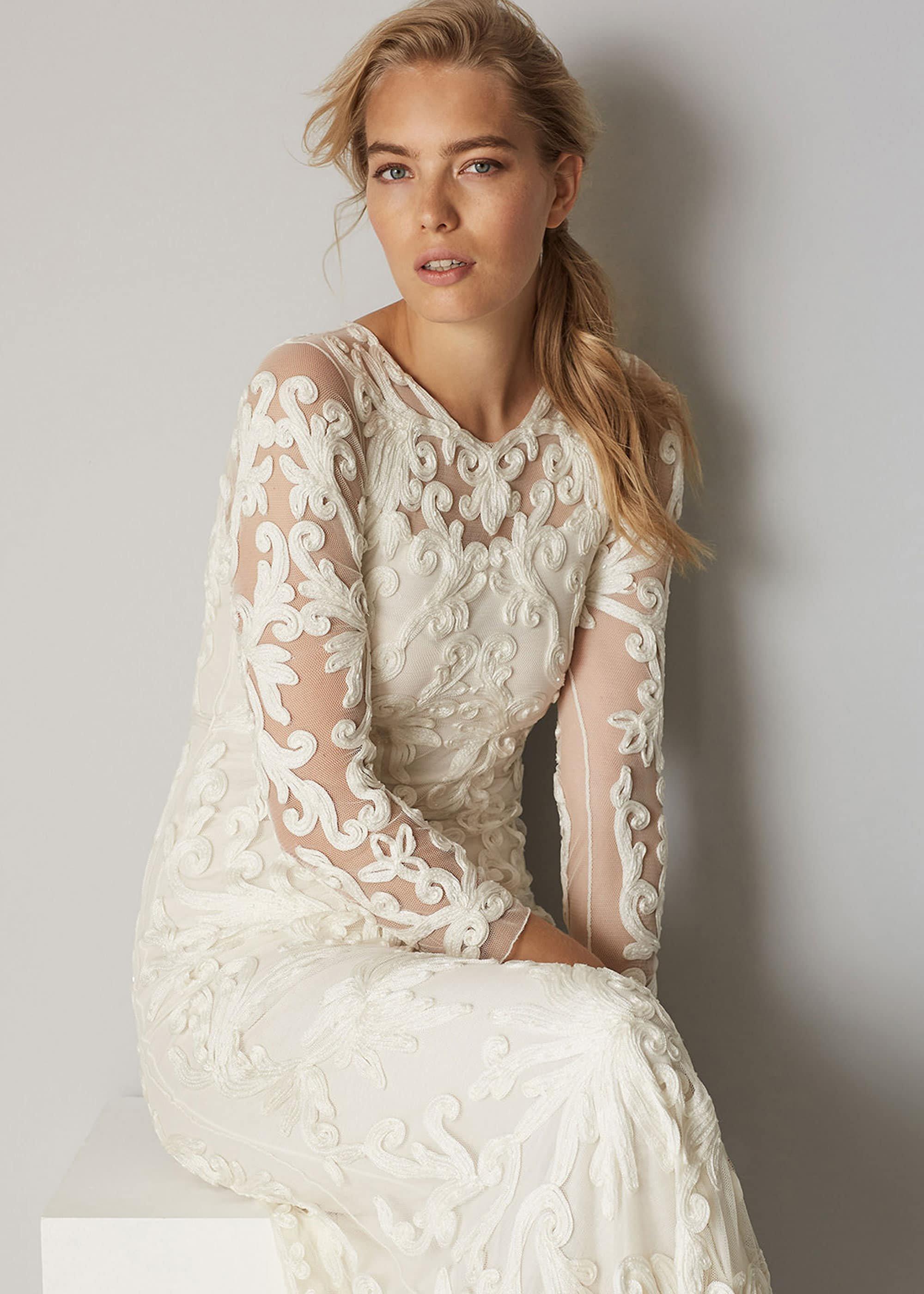 Aubrina Tapework Wedding Dress