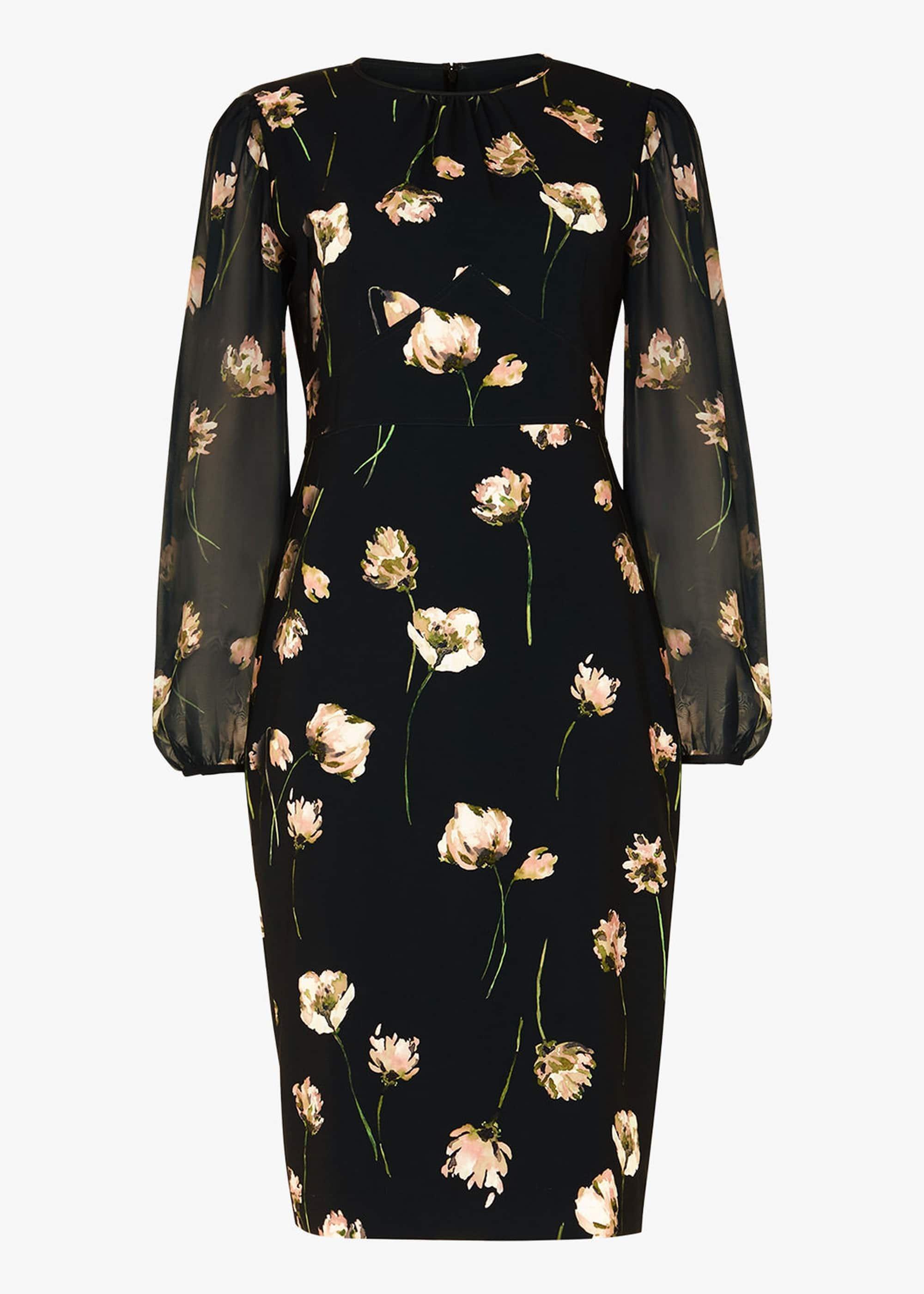 Sorina Printed Floral Dress