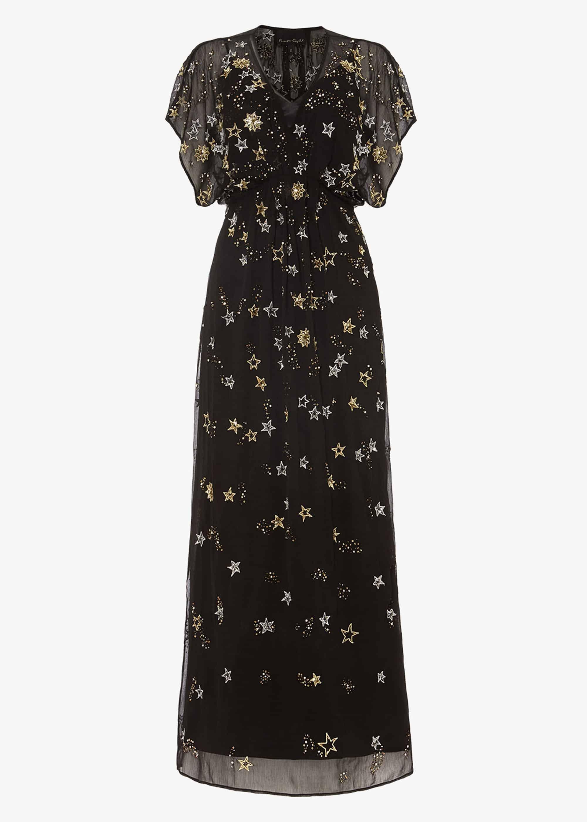 Carlotta Embroidered Star Maxi Dress