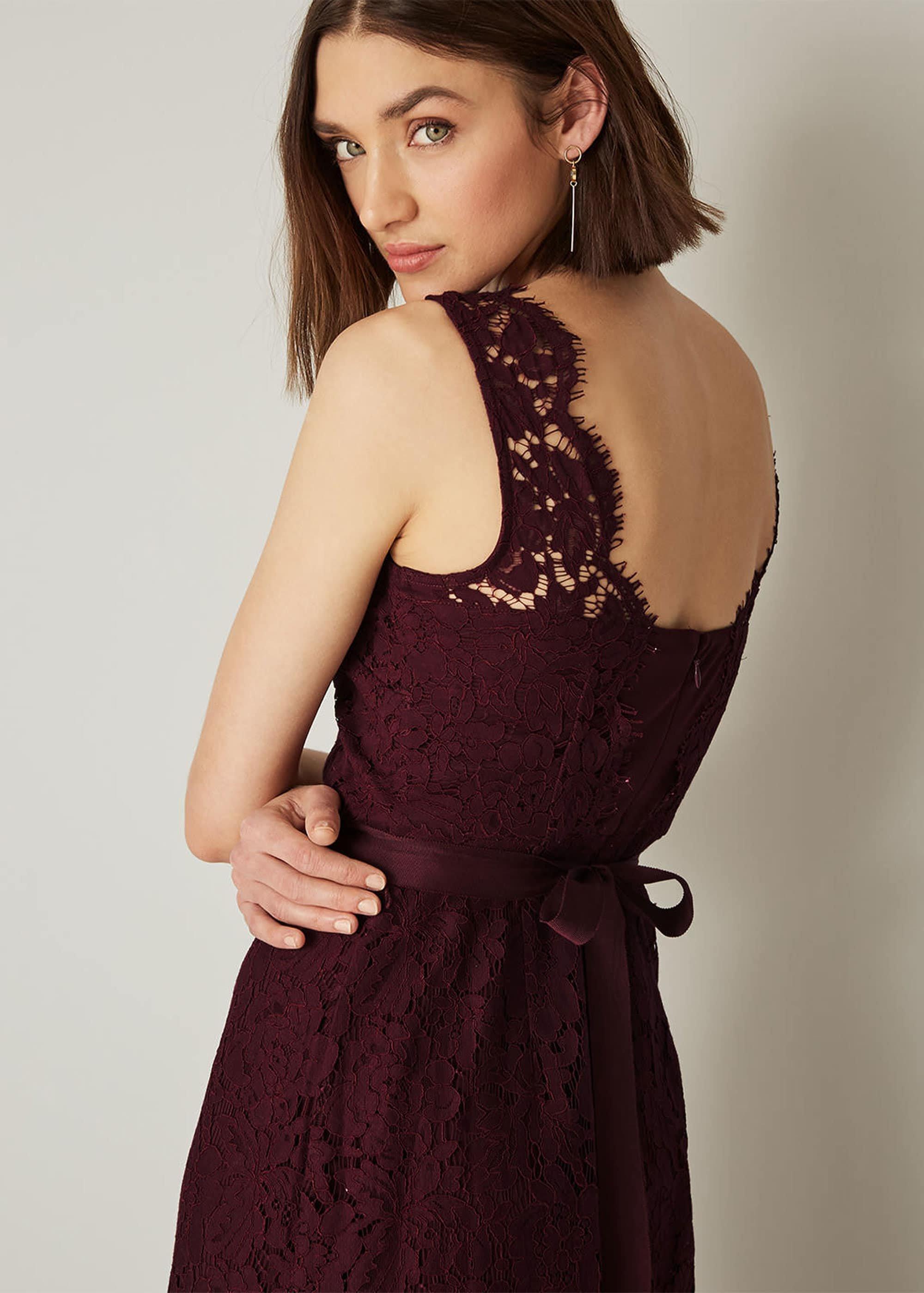Amy Lace Maxi Bridesmaid Dress