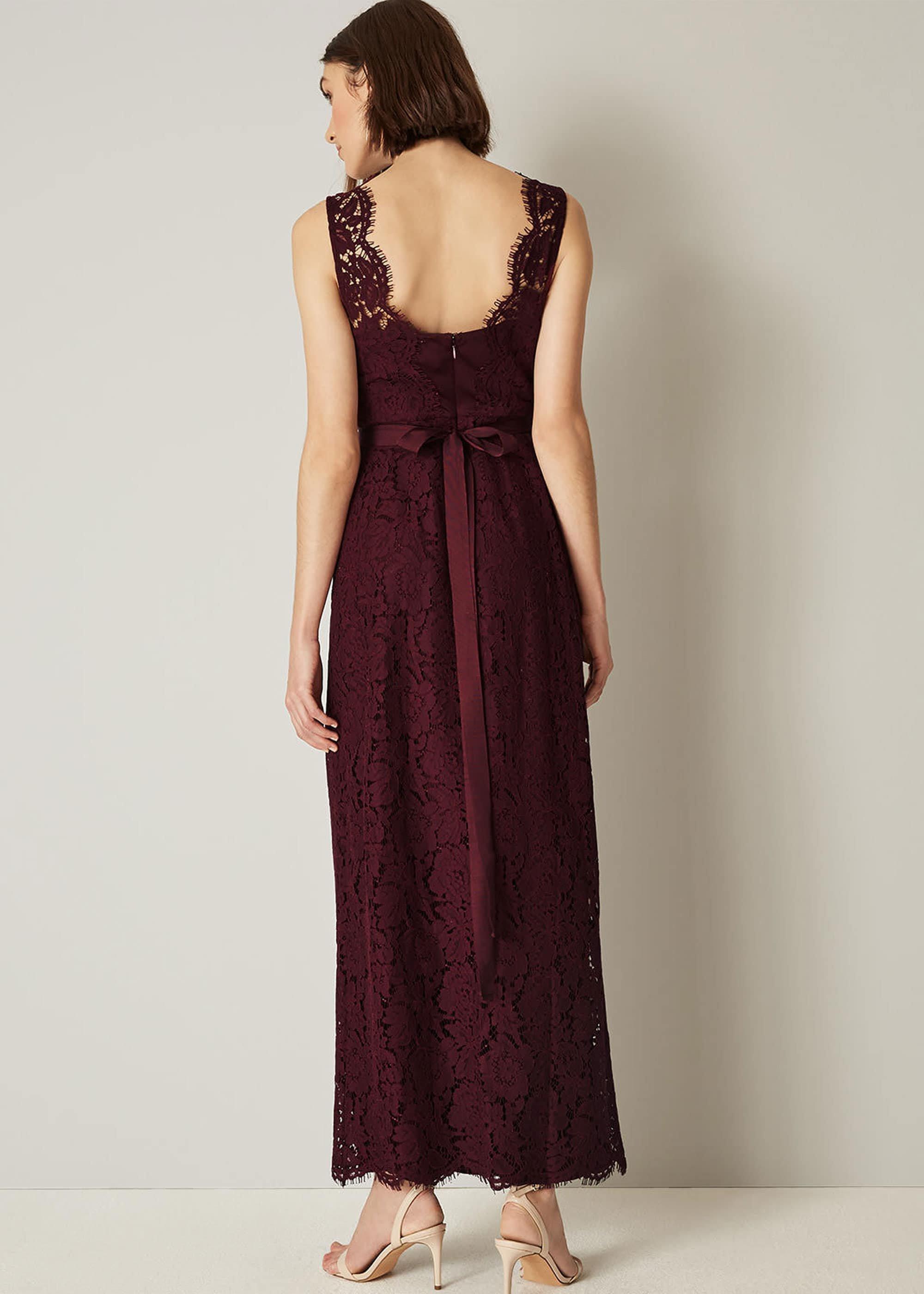Amy Lace Maxi Bridesmaid Dress