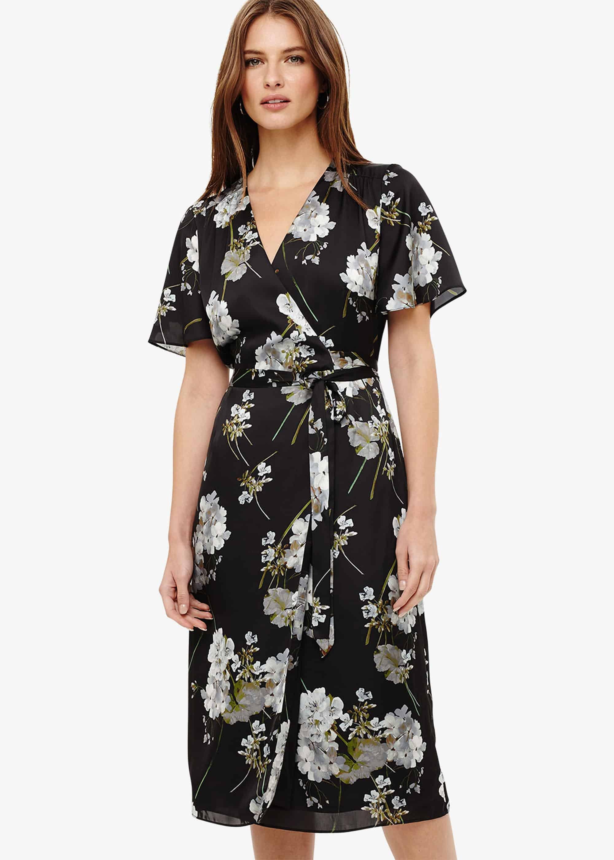 Tasha Floral Wrap Dress