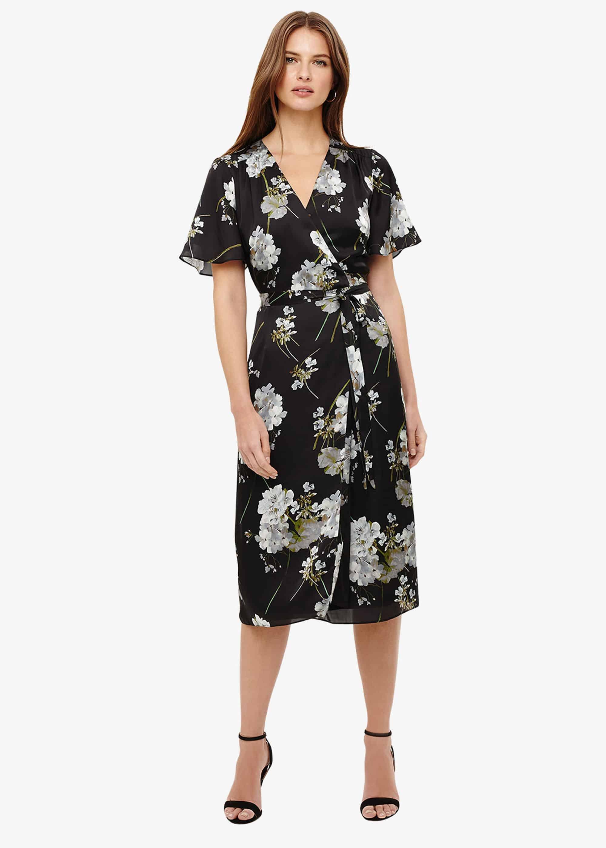Tasha Floral Wrap Dress