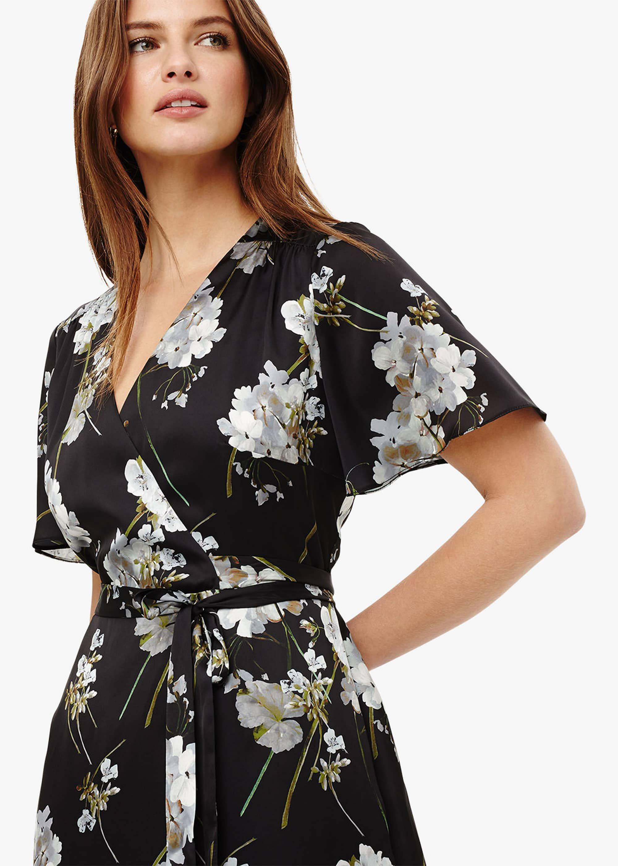 Tasha Floral Wrap Dress