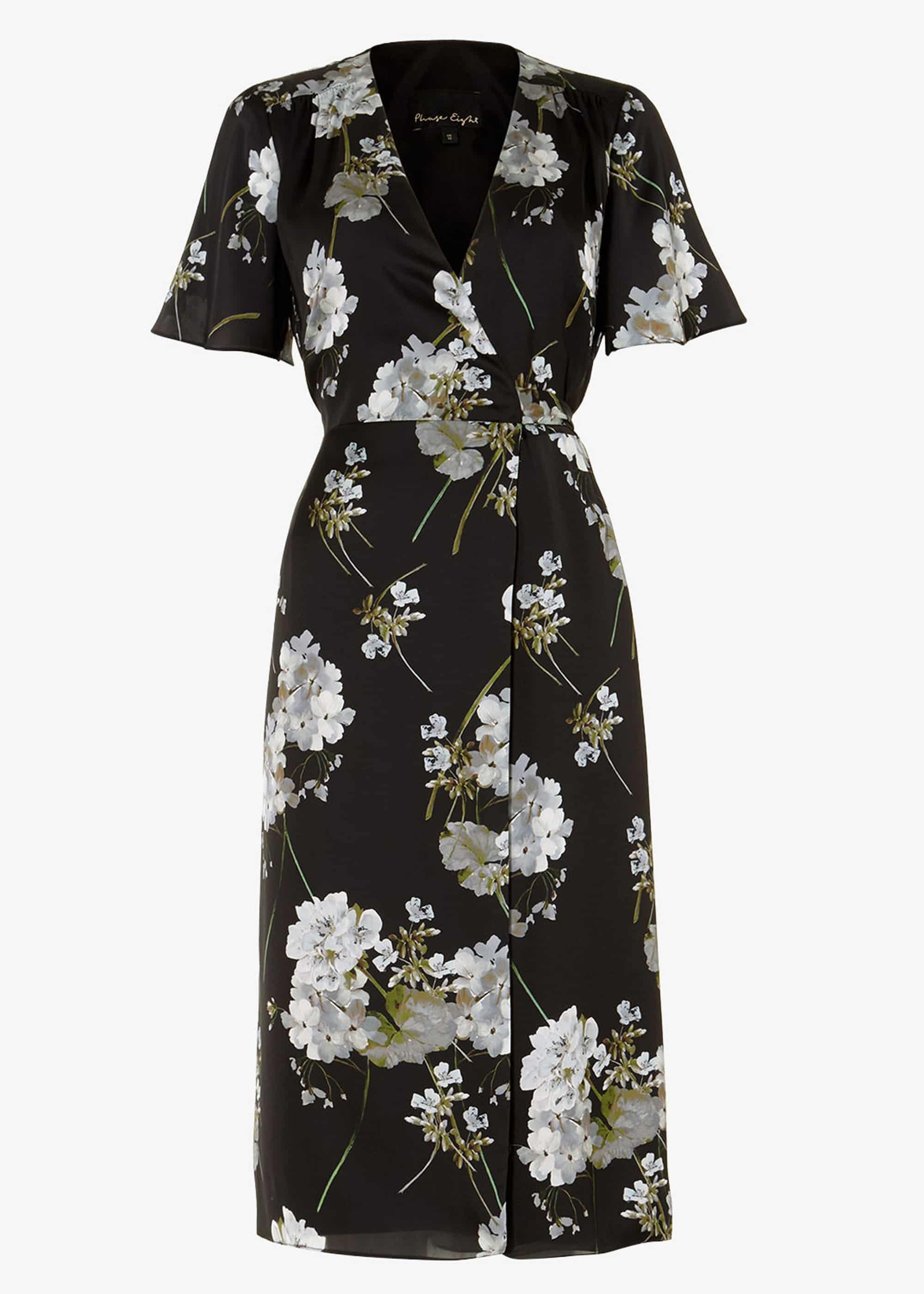 Tasha Floral Wrap Dress