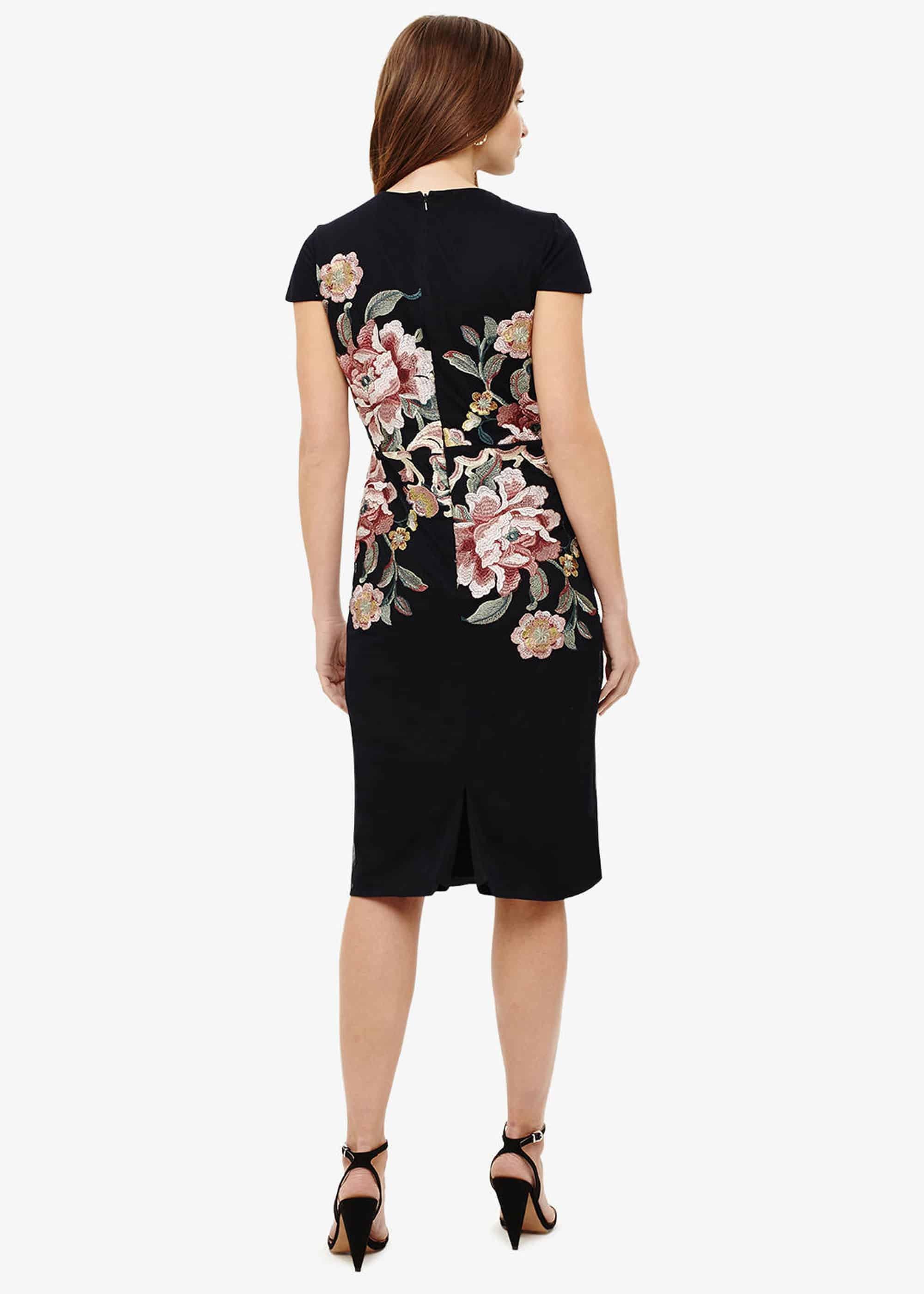 Nara Floral Embroidered Dress
