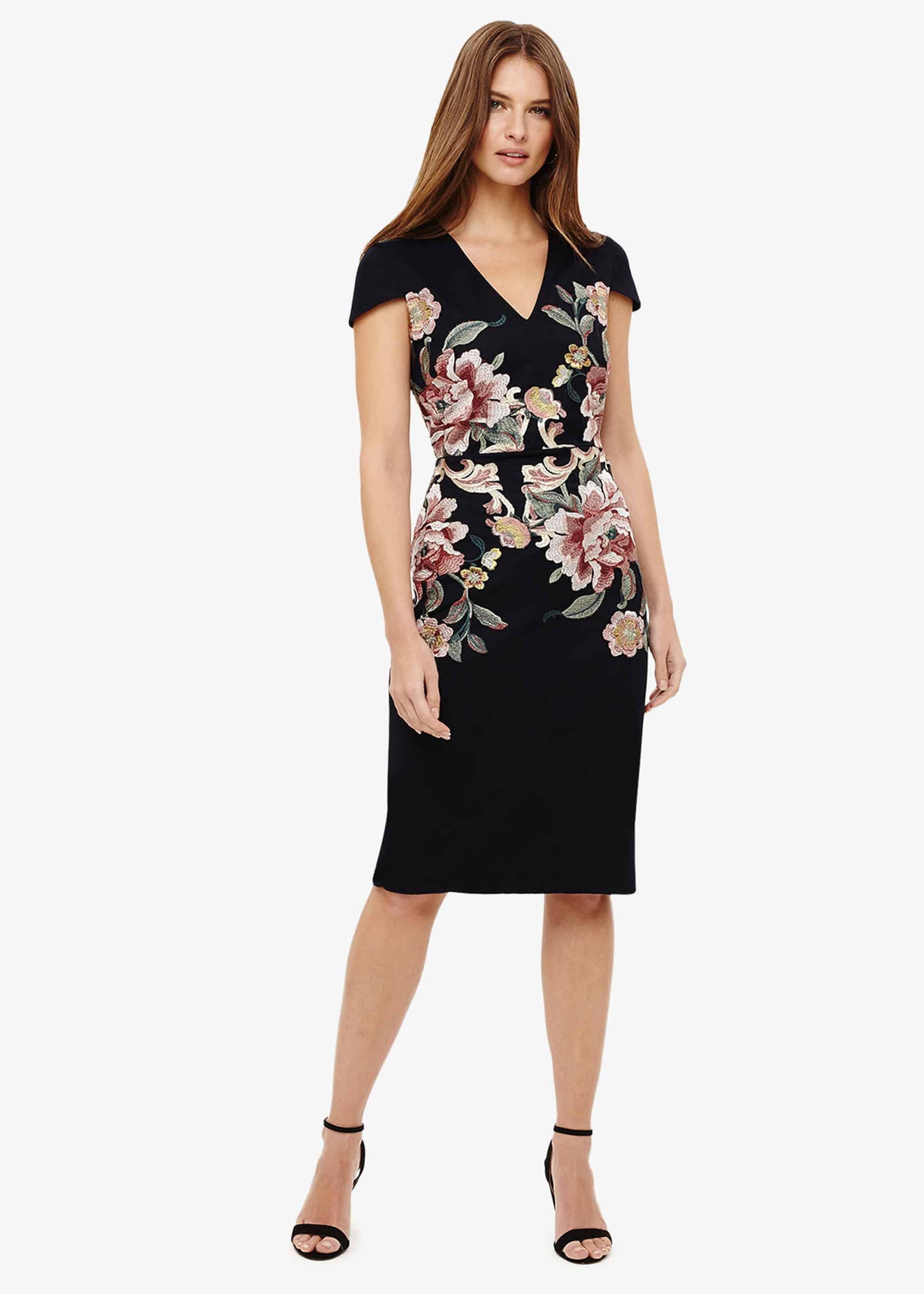 Nara Floral Embroidered Dress