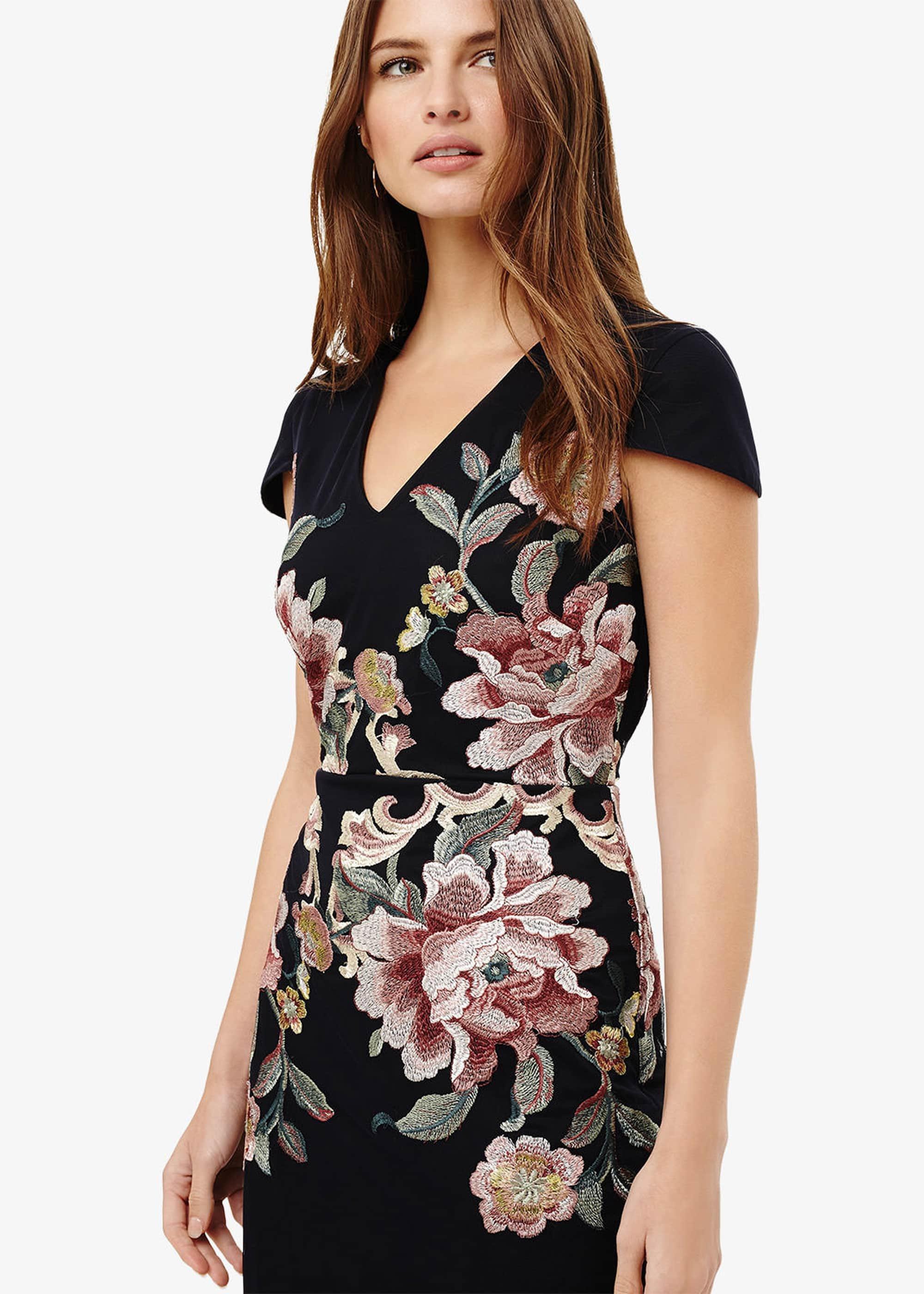 Nara Floral Embroidered Dress