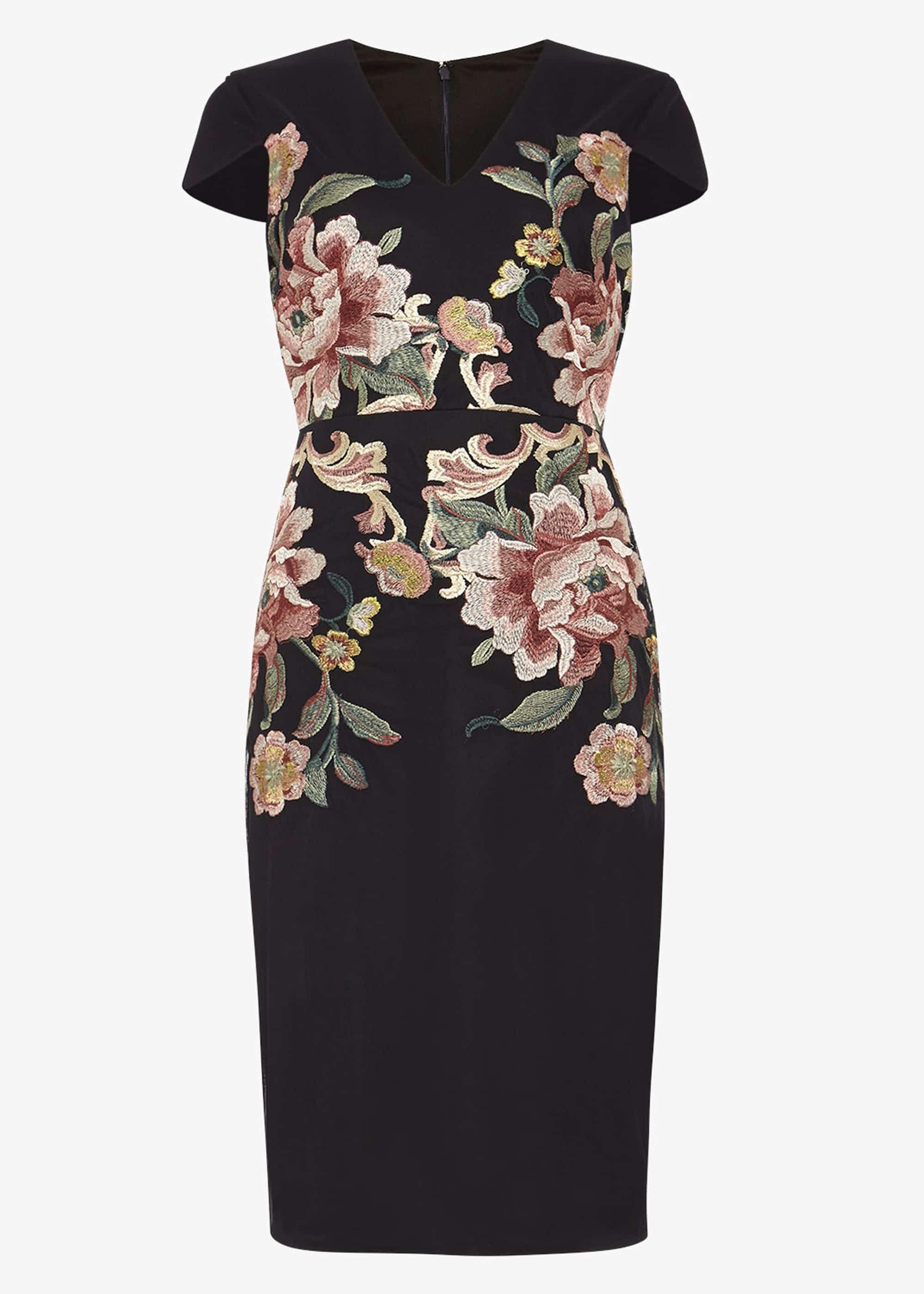 Nara Floral Embroidered Dress