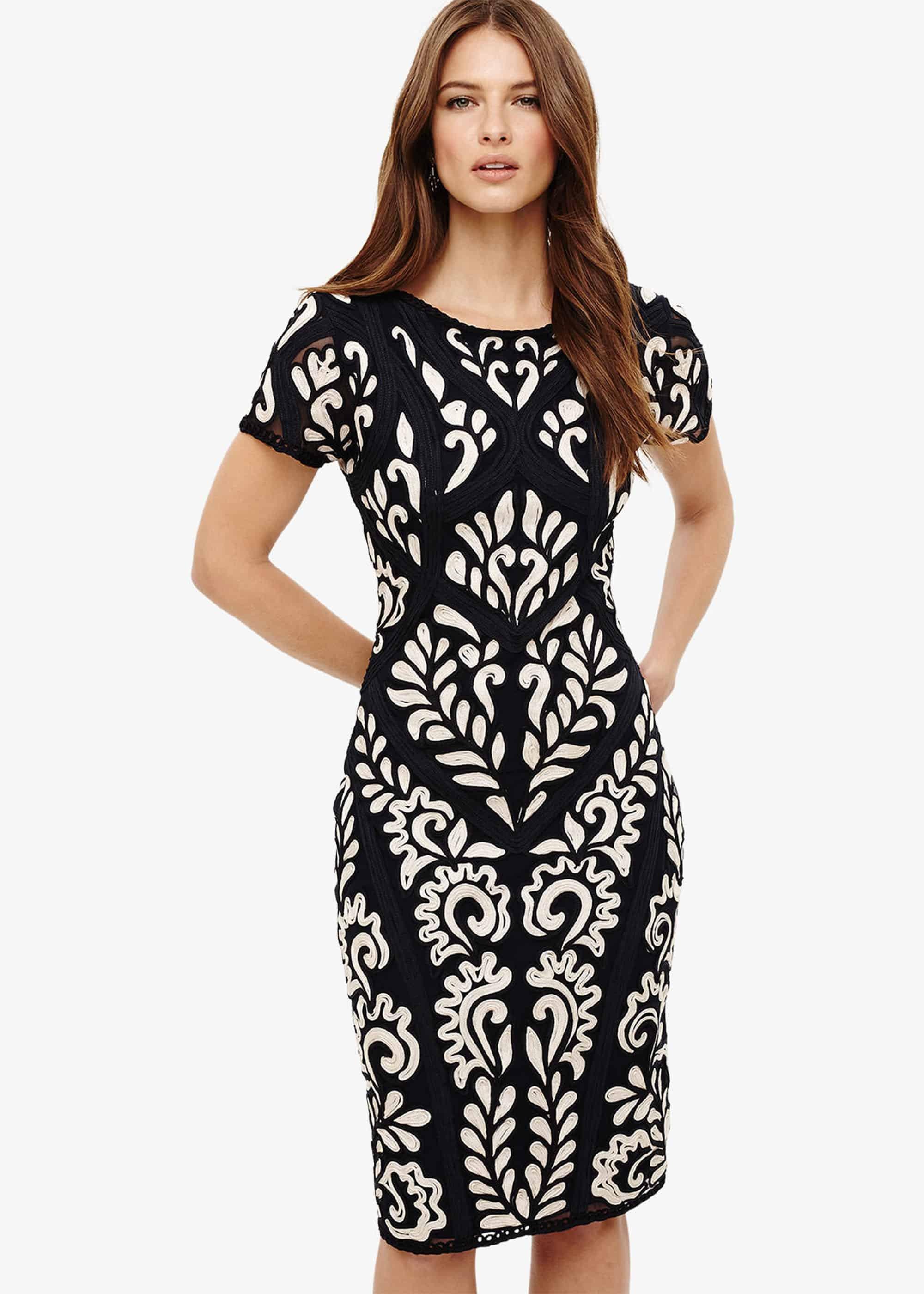 Sanna Tapework Lace Dress