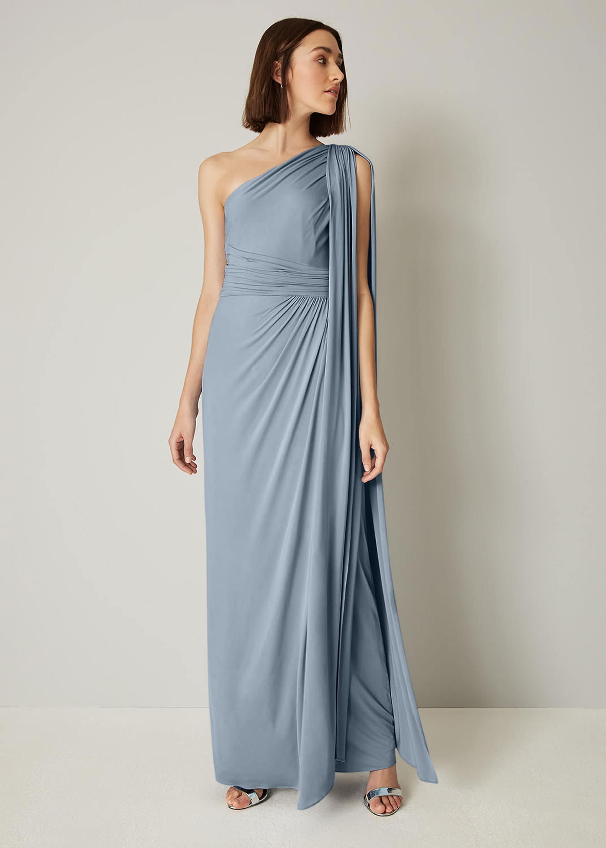 Winnie One Shoulder Maxi Bridesmaid Dress
