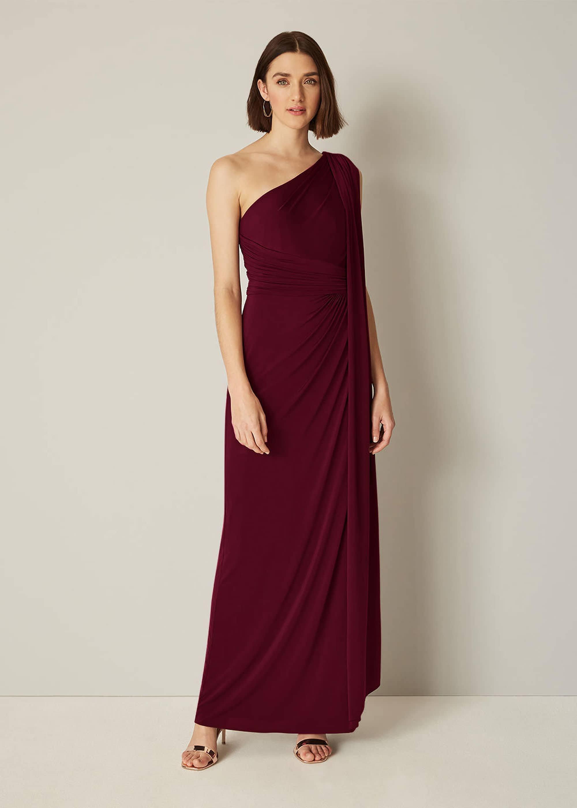 Winnie One Shoulder Maxi Bridesmaid Dress