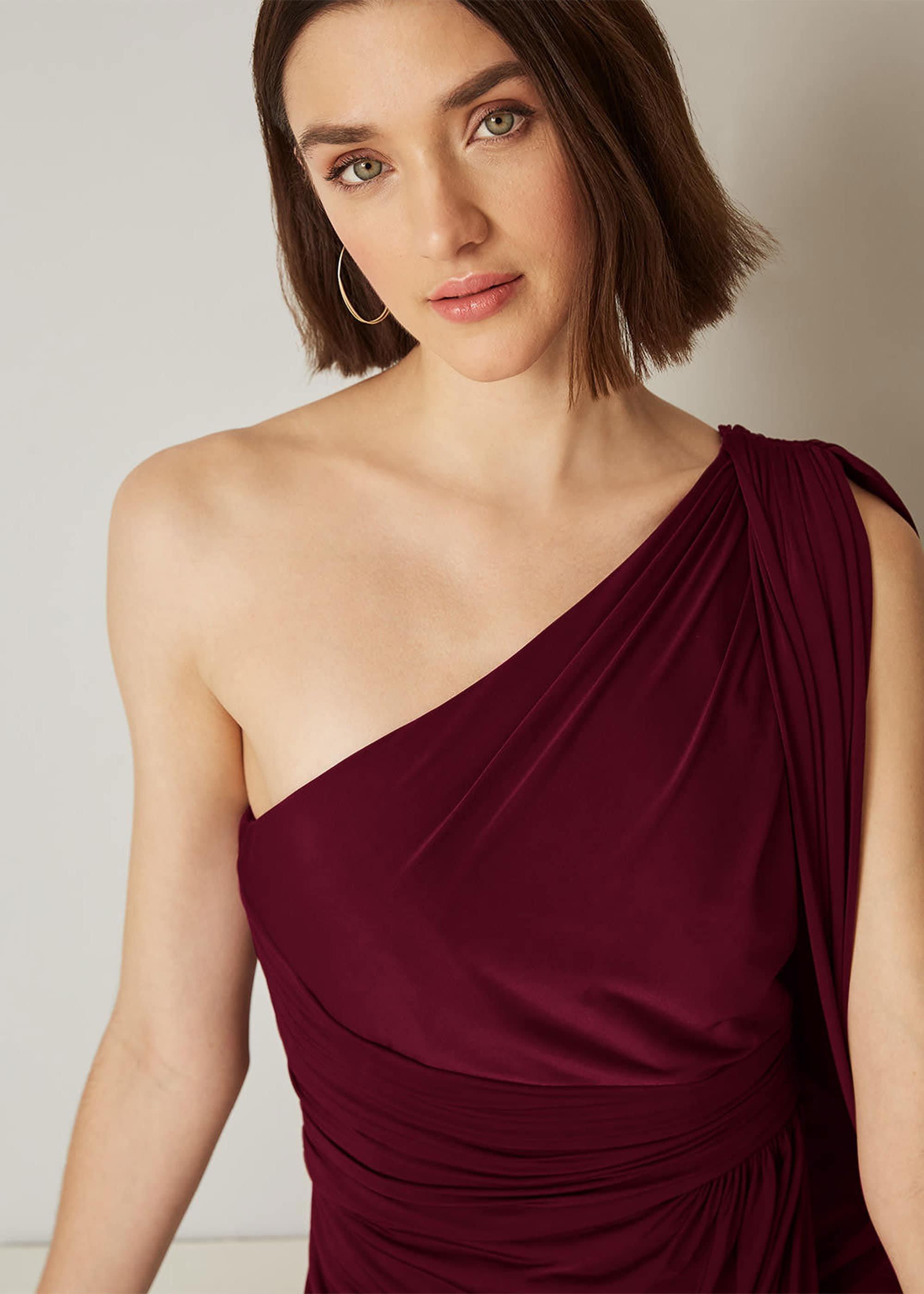 Winnie One Shoulder Maxi Bridesmaid Dress