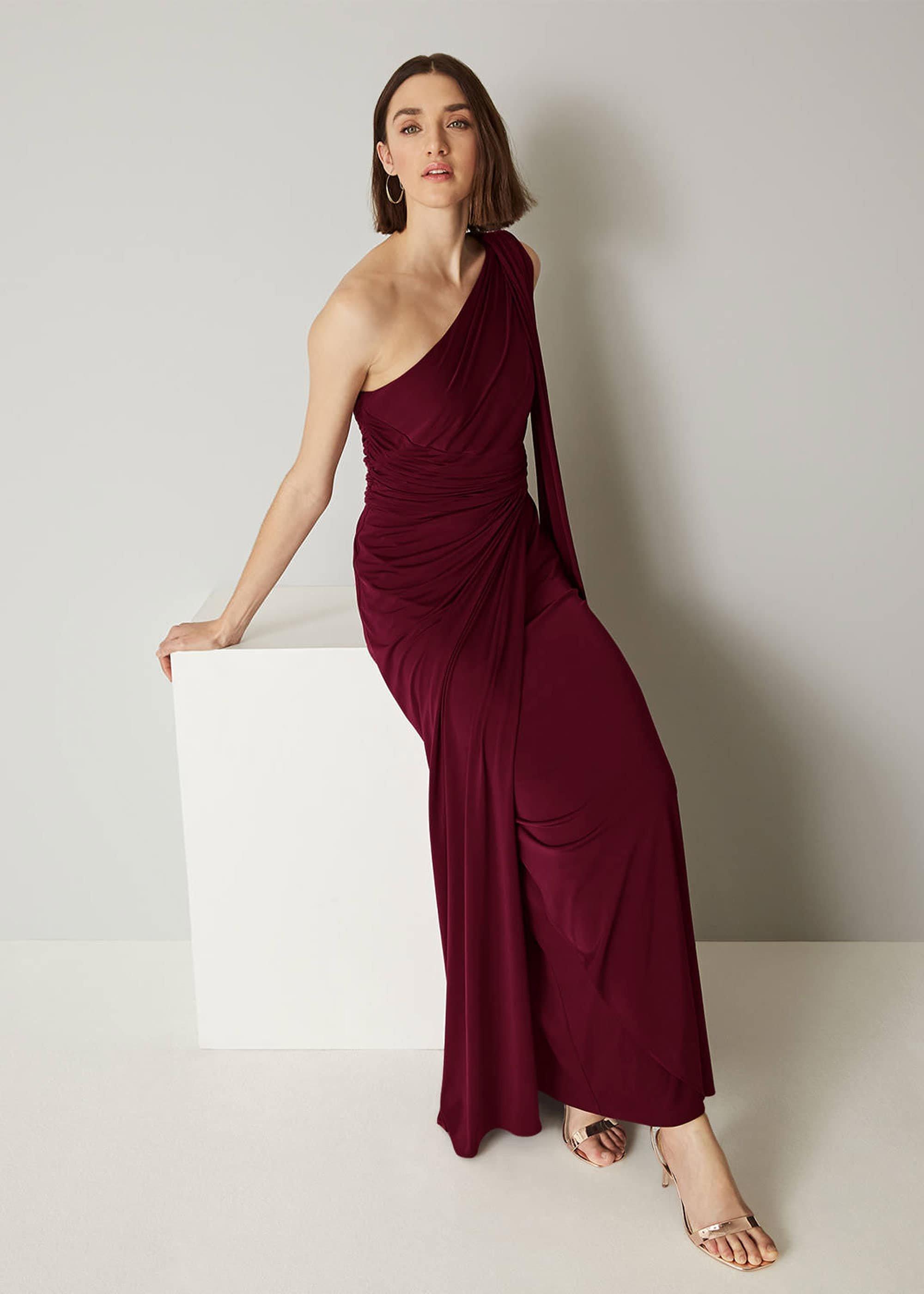 Winnie One Shoulder Maxi Bridesmaid Dress