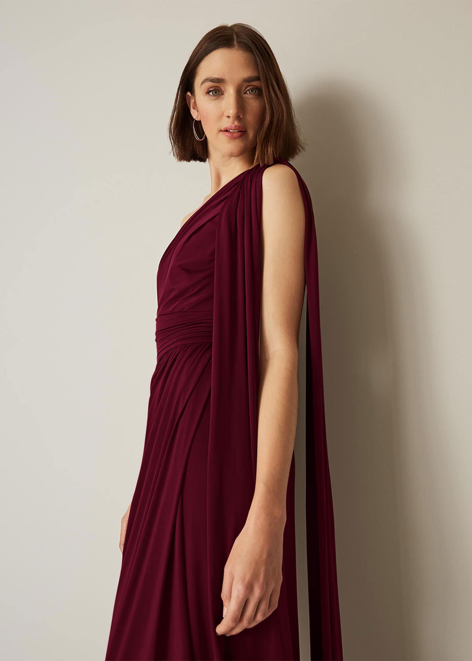Winnie One Shoulder Maxi Bridesmaid Dress