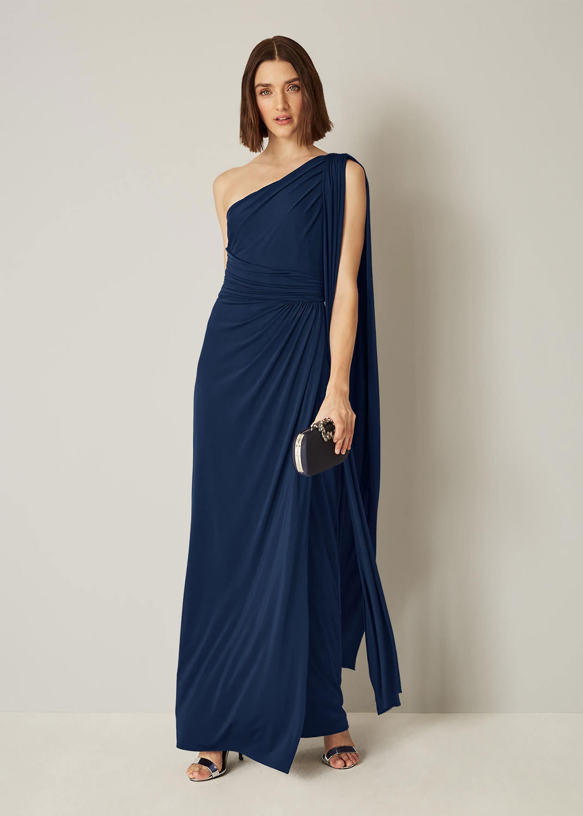 Winnie One Shoulder Maxi Bridesmaid Dress