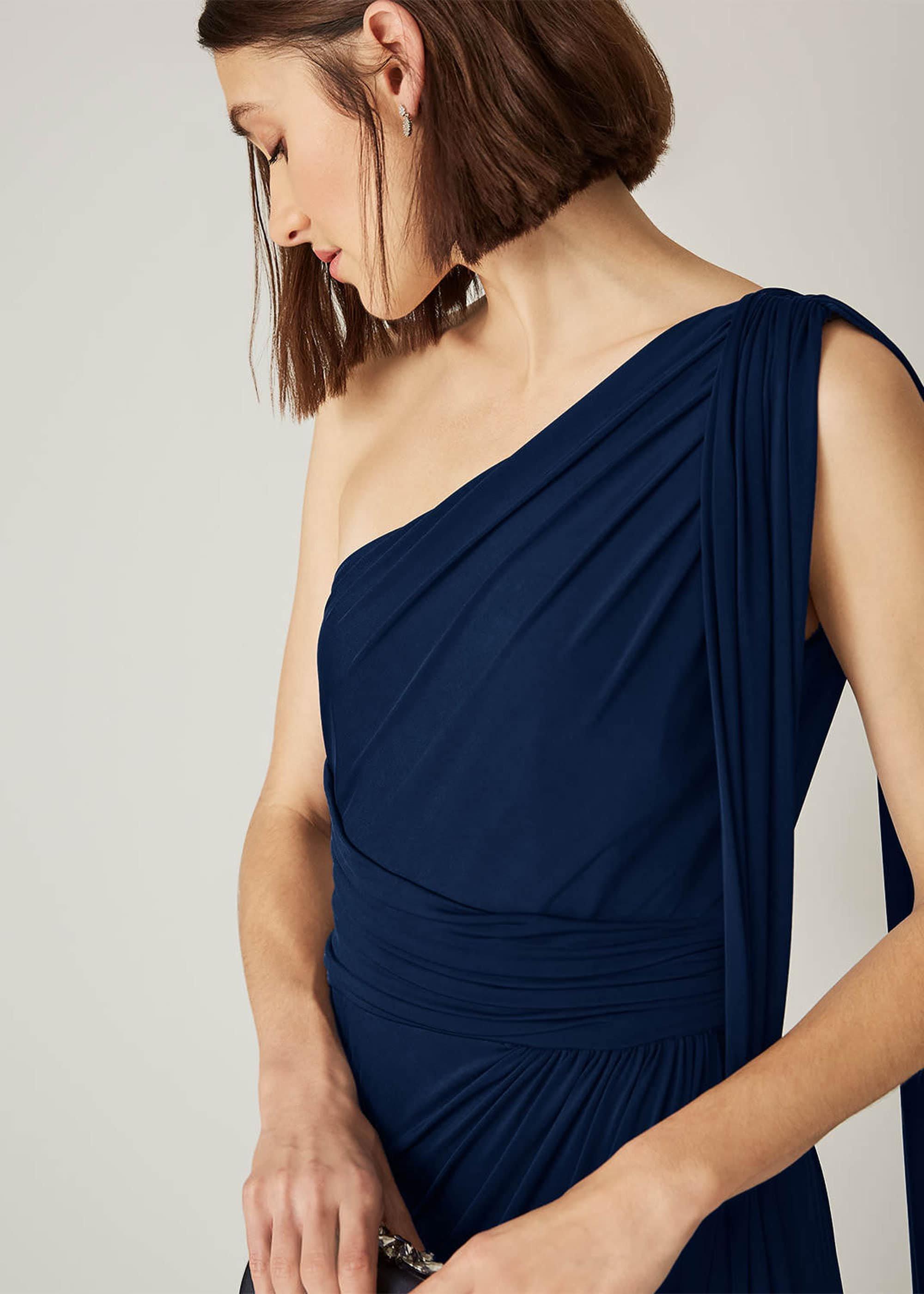 Winnie One Shoulder Maxi Bridesmaid Dress