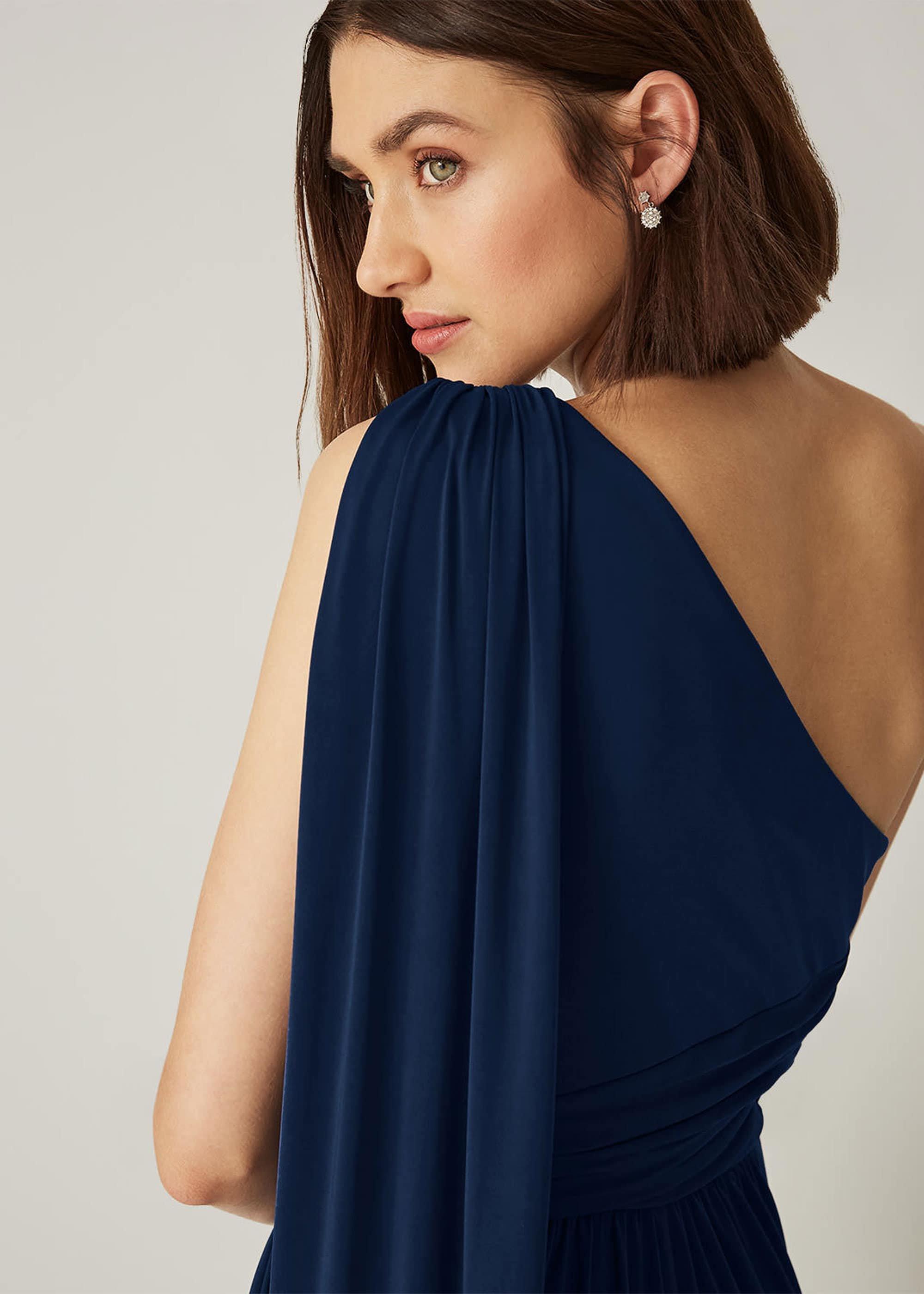 Winnie One Shoulder Maxi Bridesmaid Dress