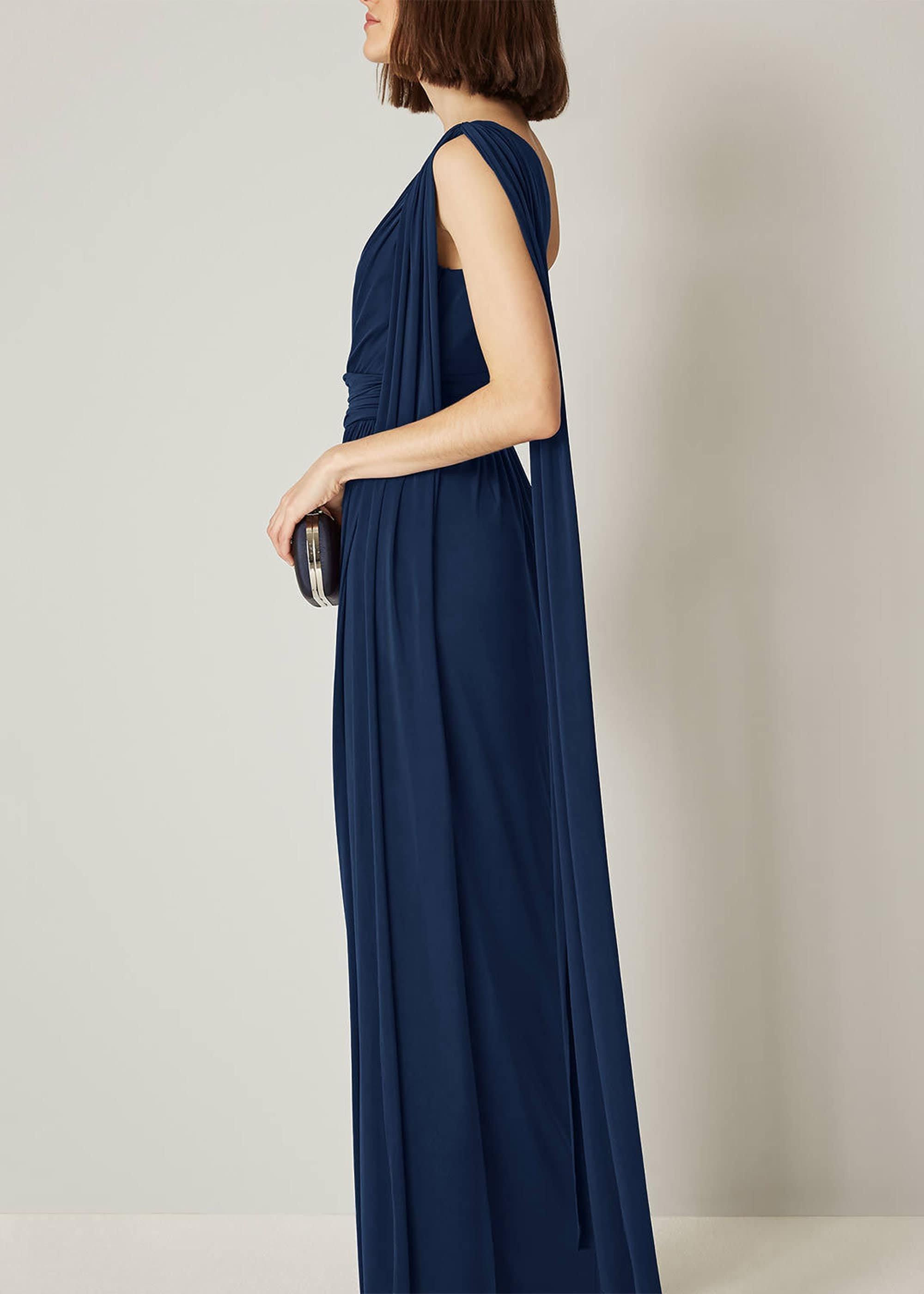 Winnie One Shoulder Maxi Bridesmaid Dress