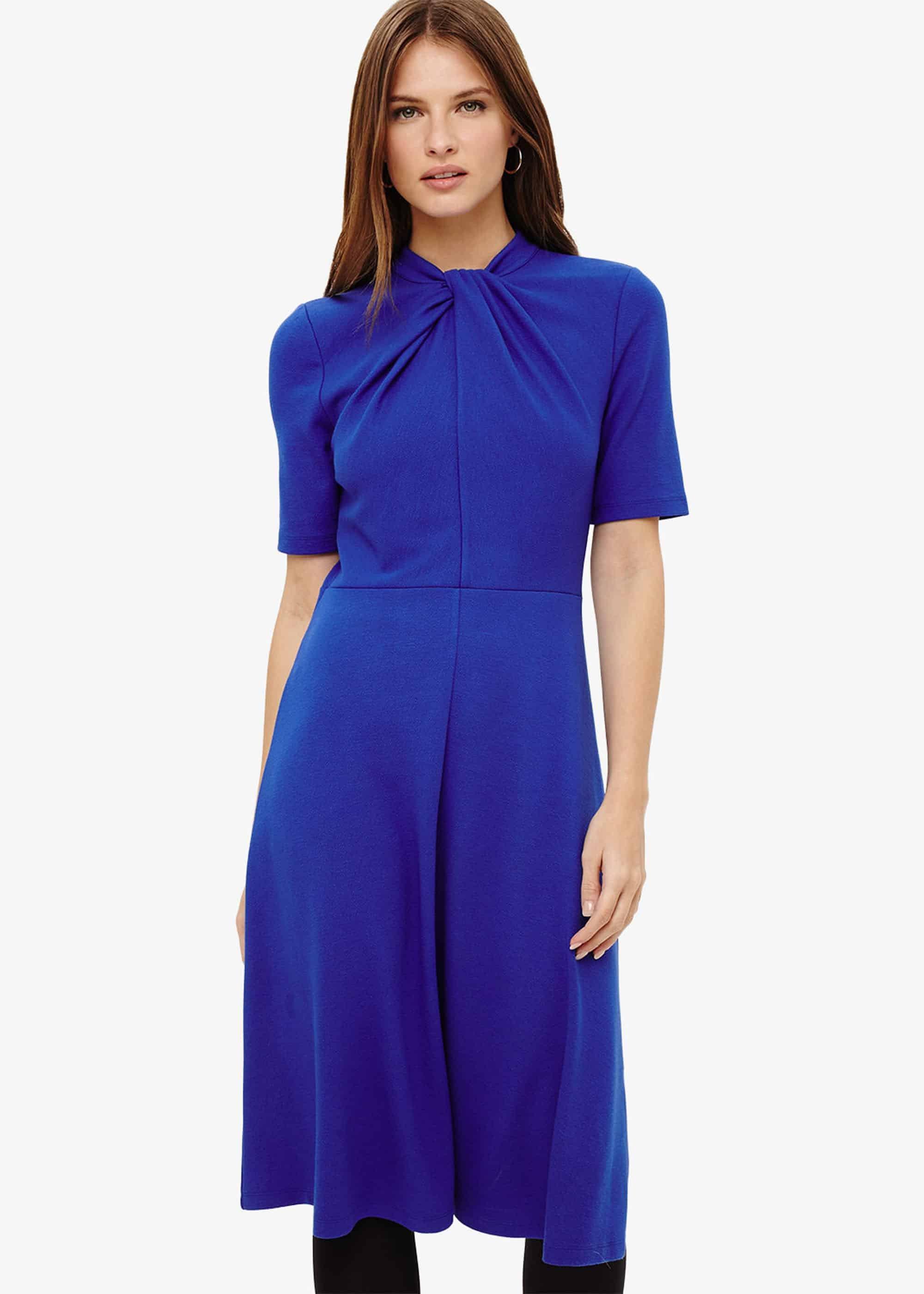 Tamsin Twist Neck Dress