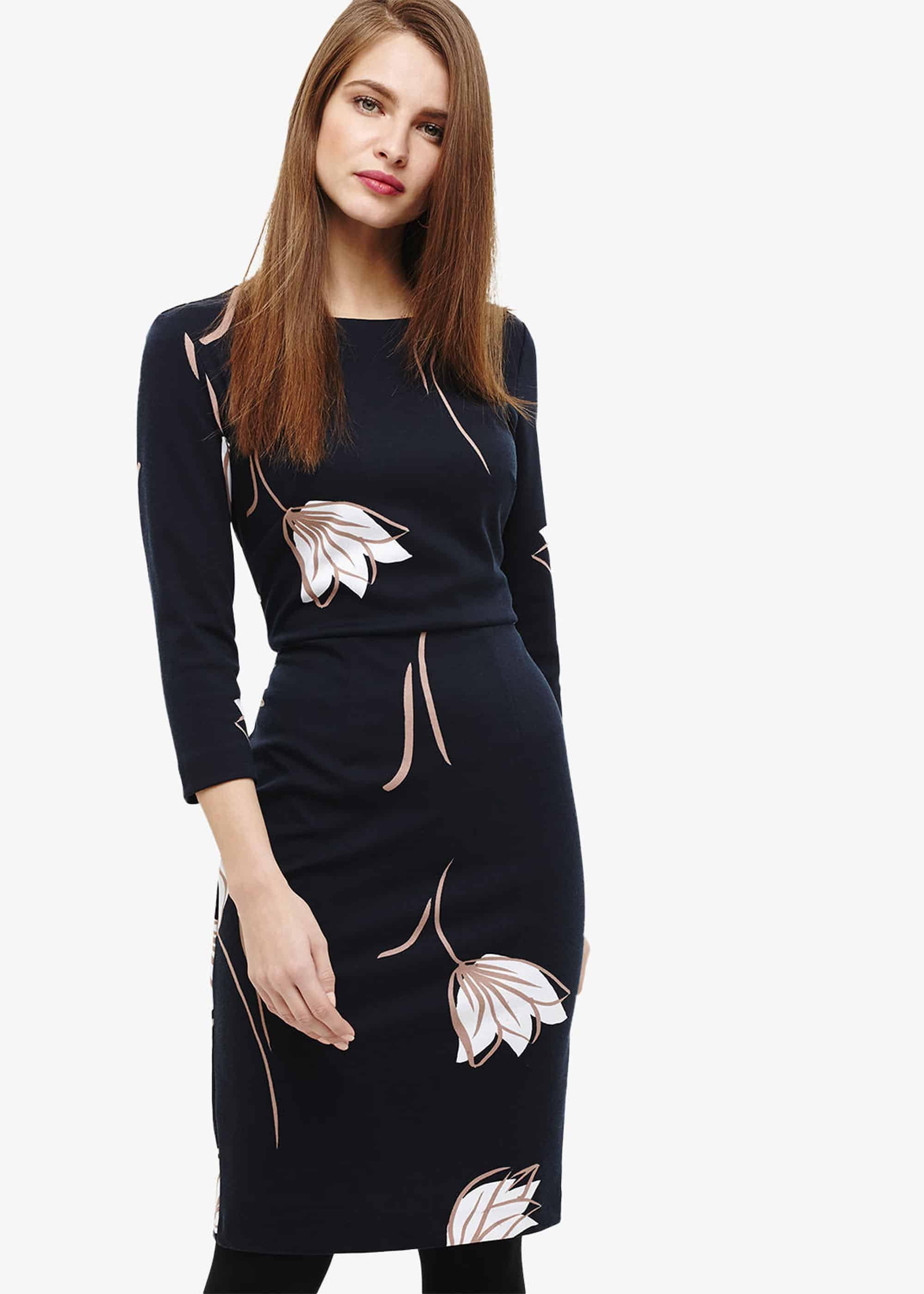 Tulip Floral Print Dress