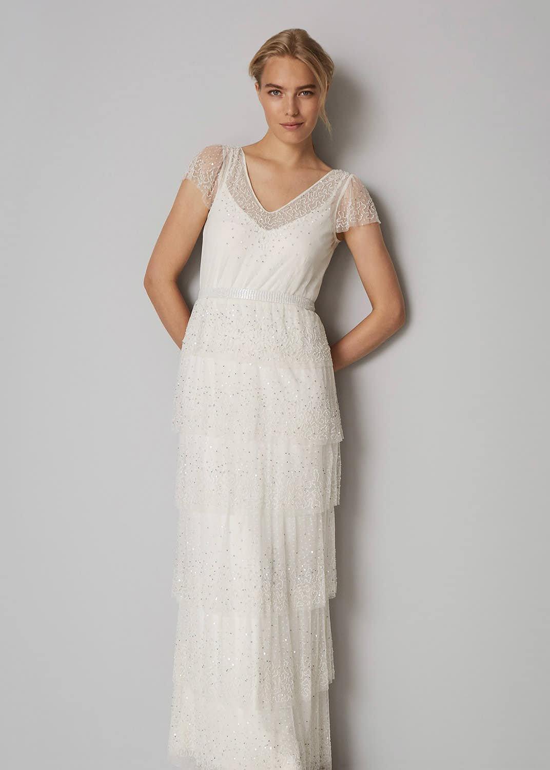 Nyelle Layered Wedding Dress