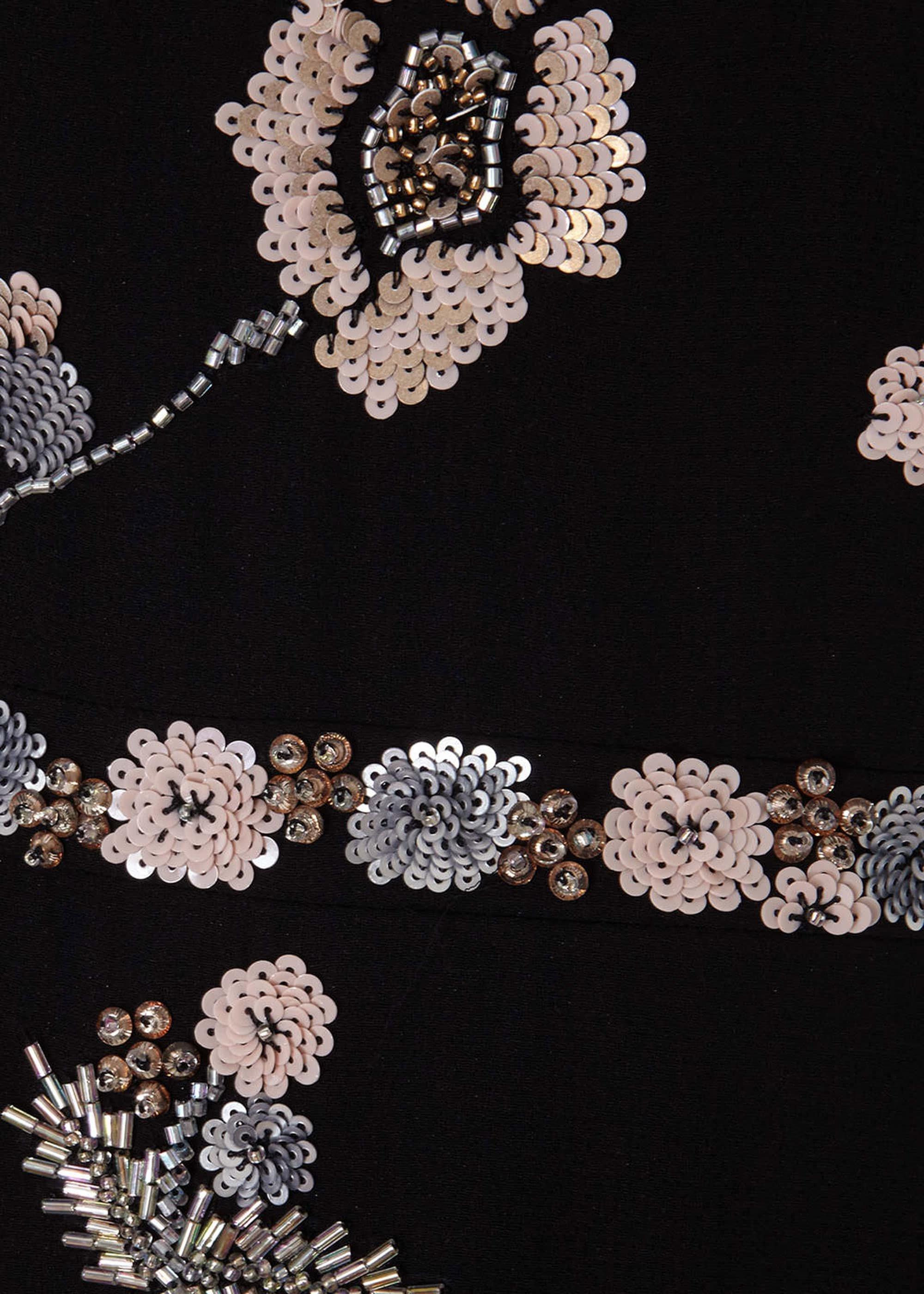 Miller Beaded Flower Maxi Dress