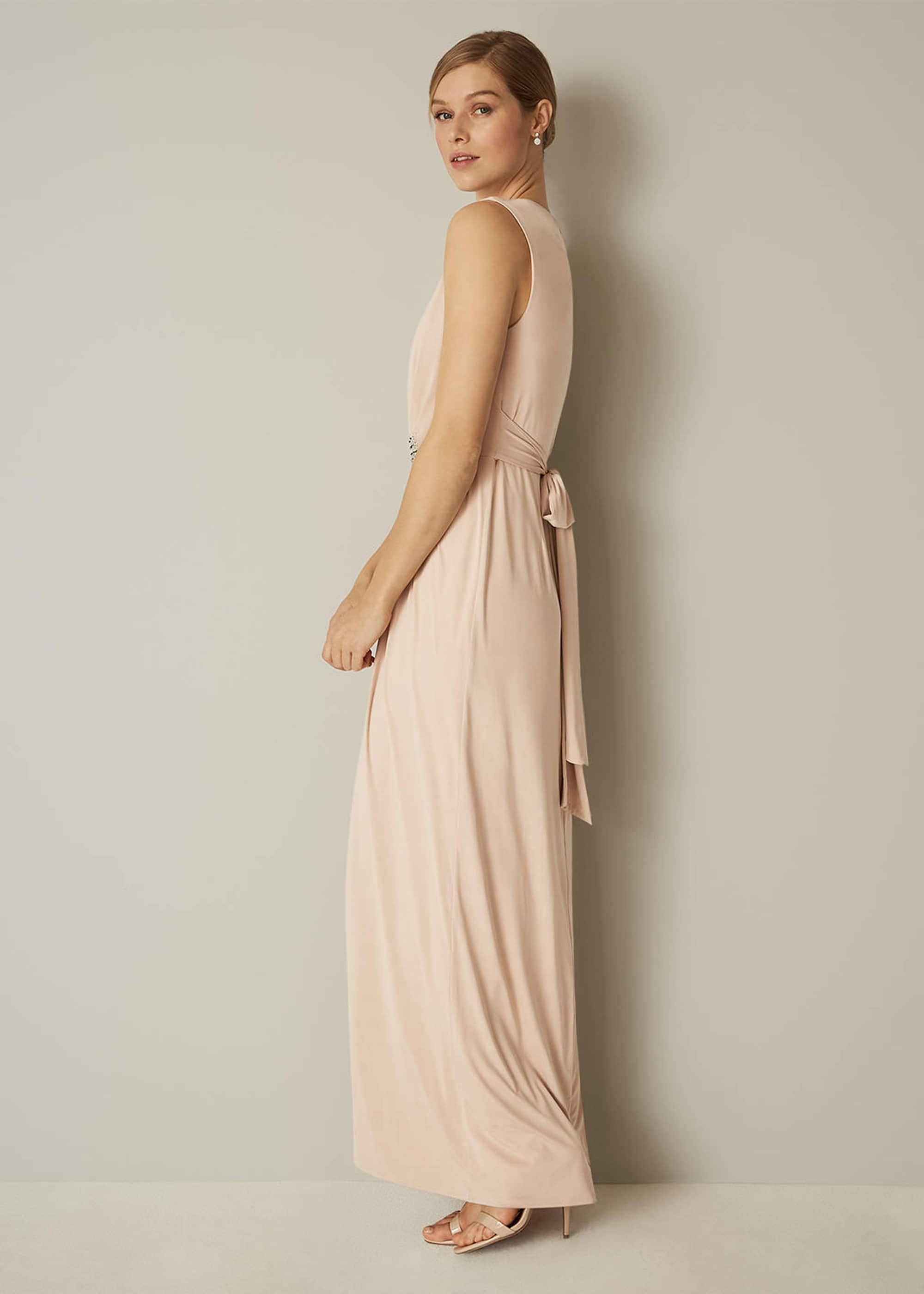 Martha Embellished Maxi Bridesmaid Dress