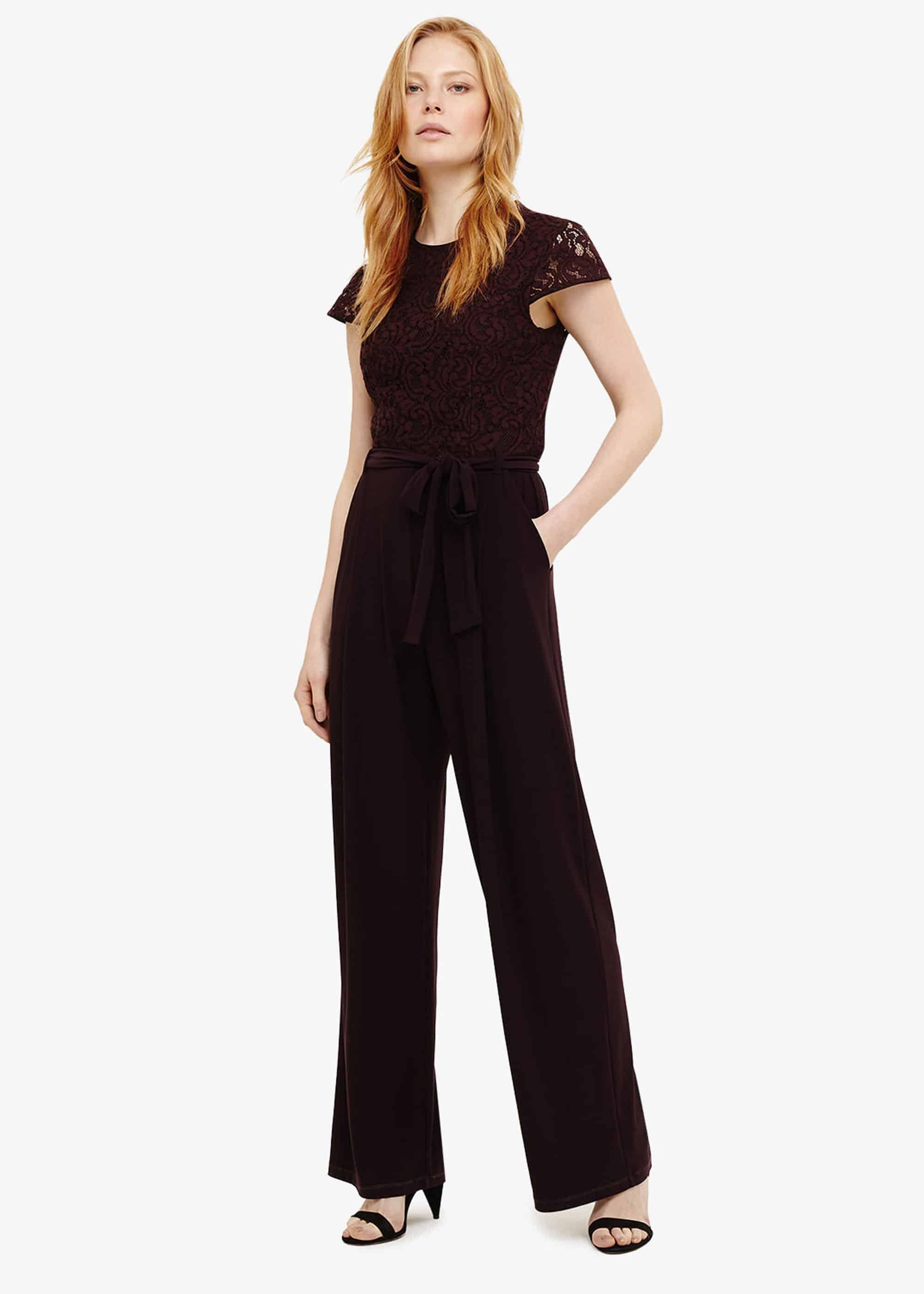 Vicki Lace Bodice Jumpsuit