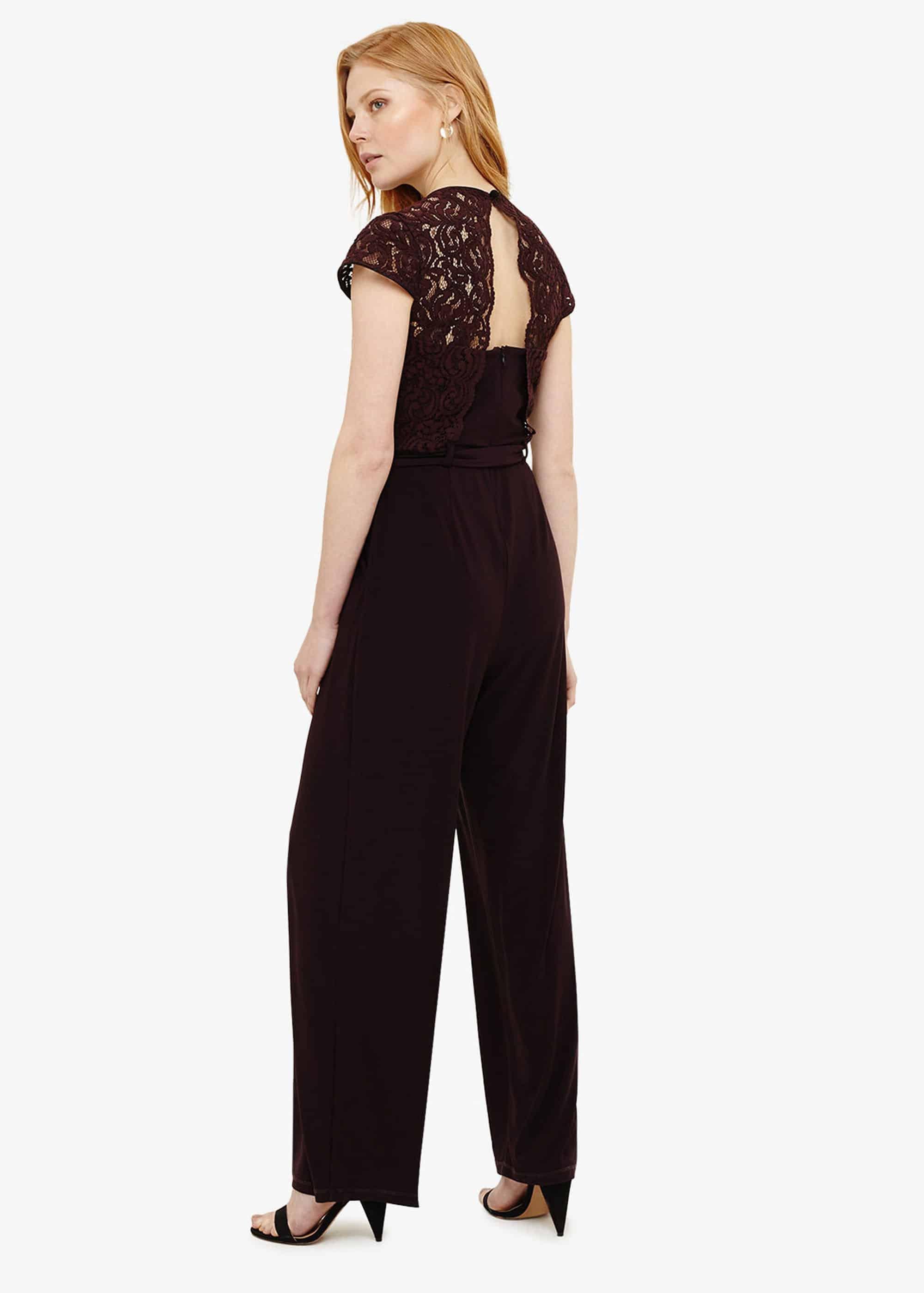 Vicki Lace Bodice Jumpsuit