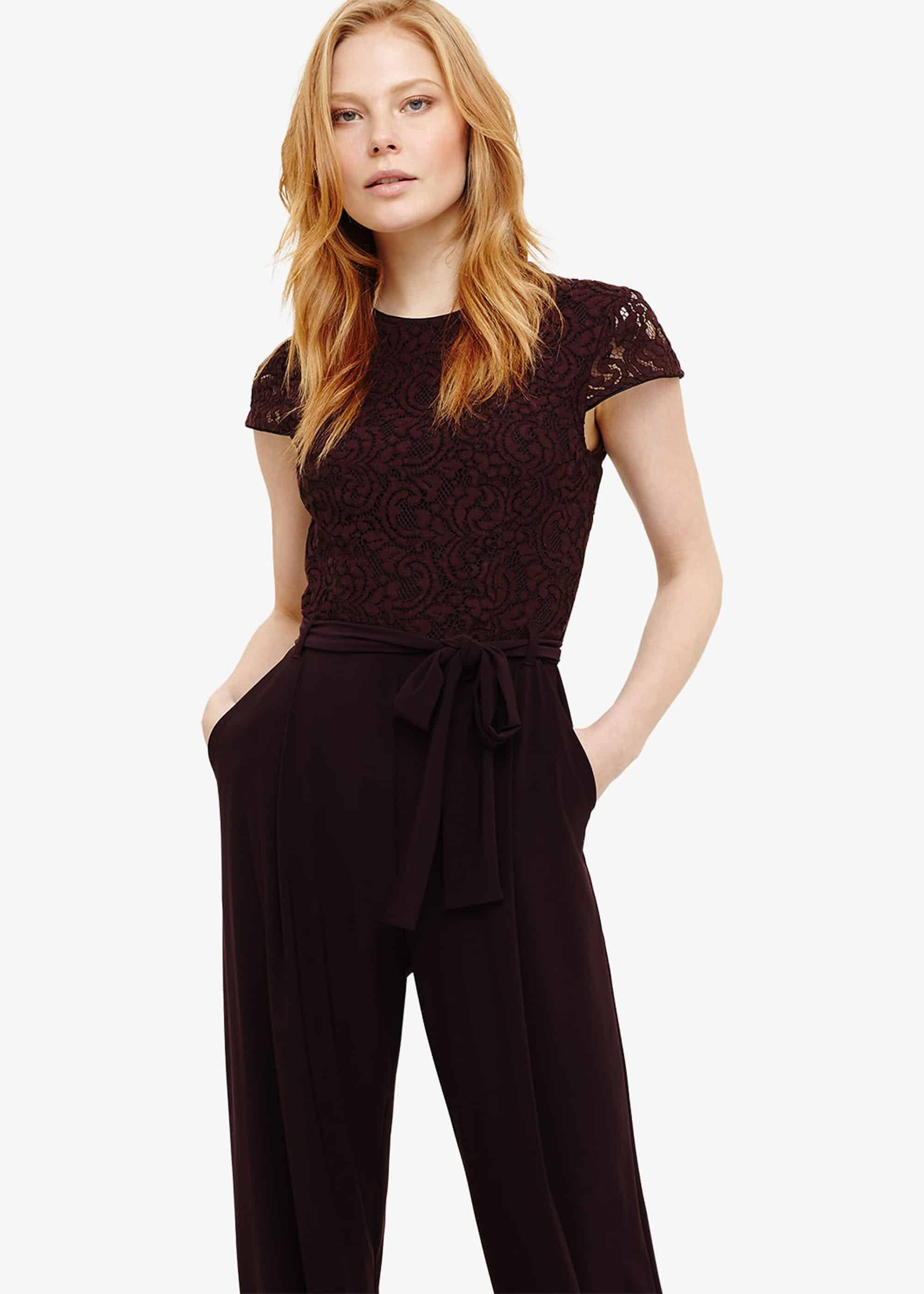 Vicki Lace Bodice Jumpsuit