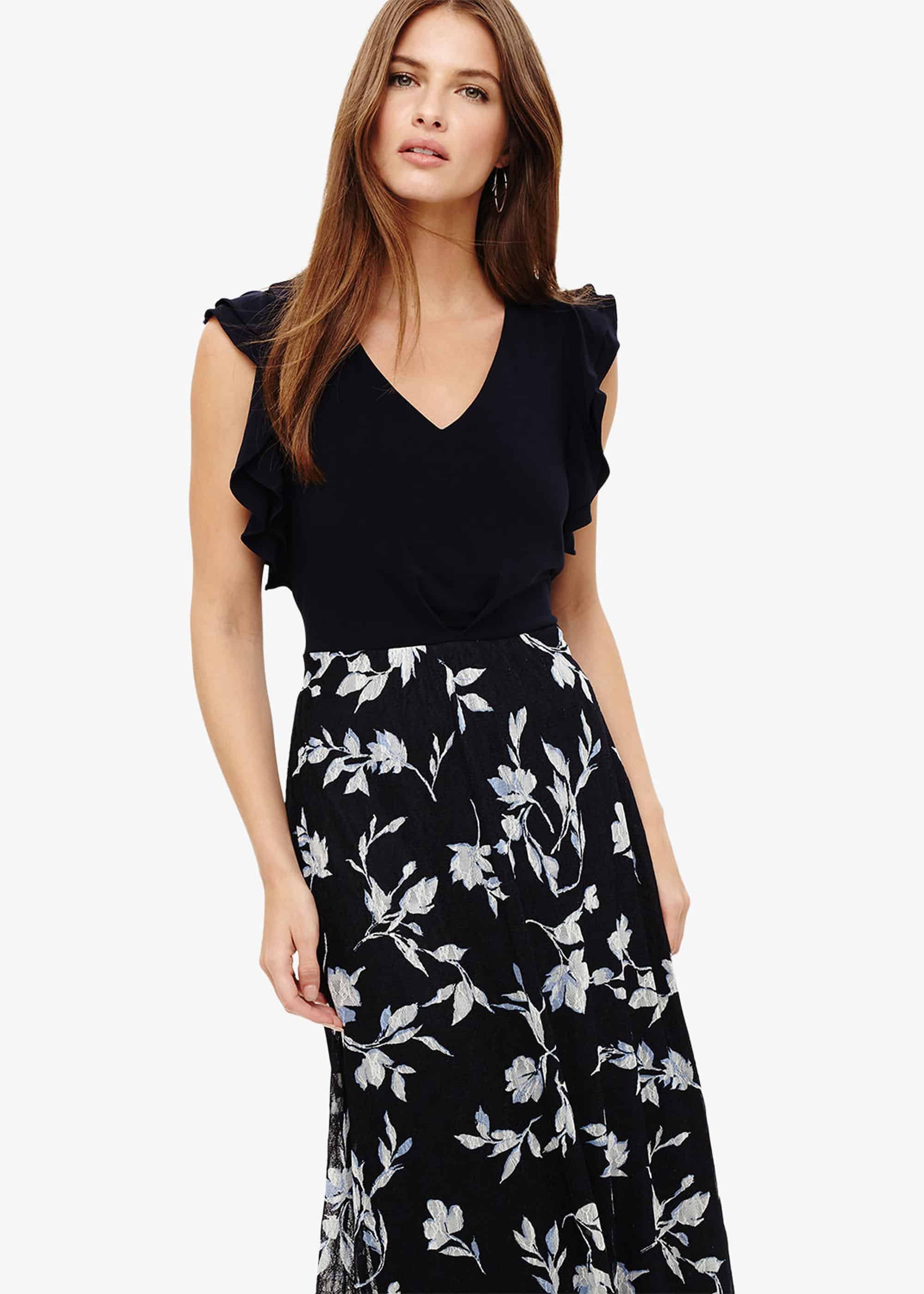 Loretta Floral Lace Maxi Dress