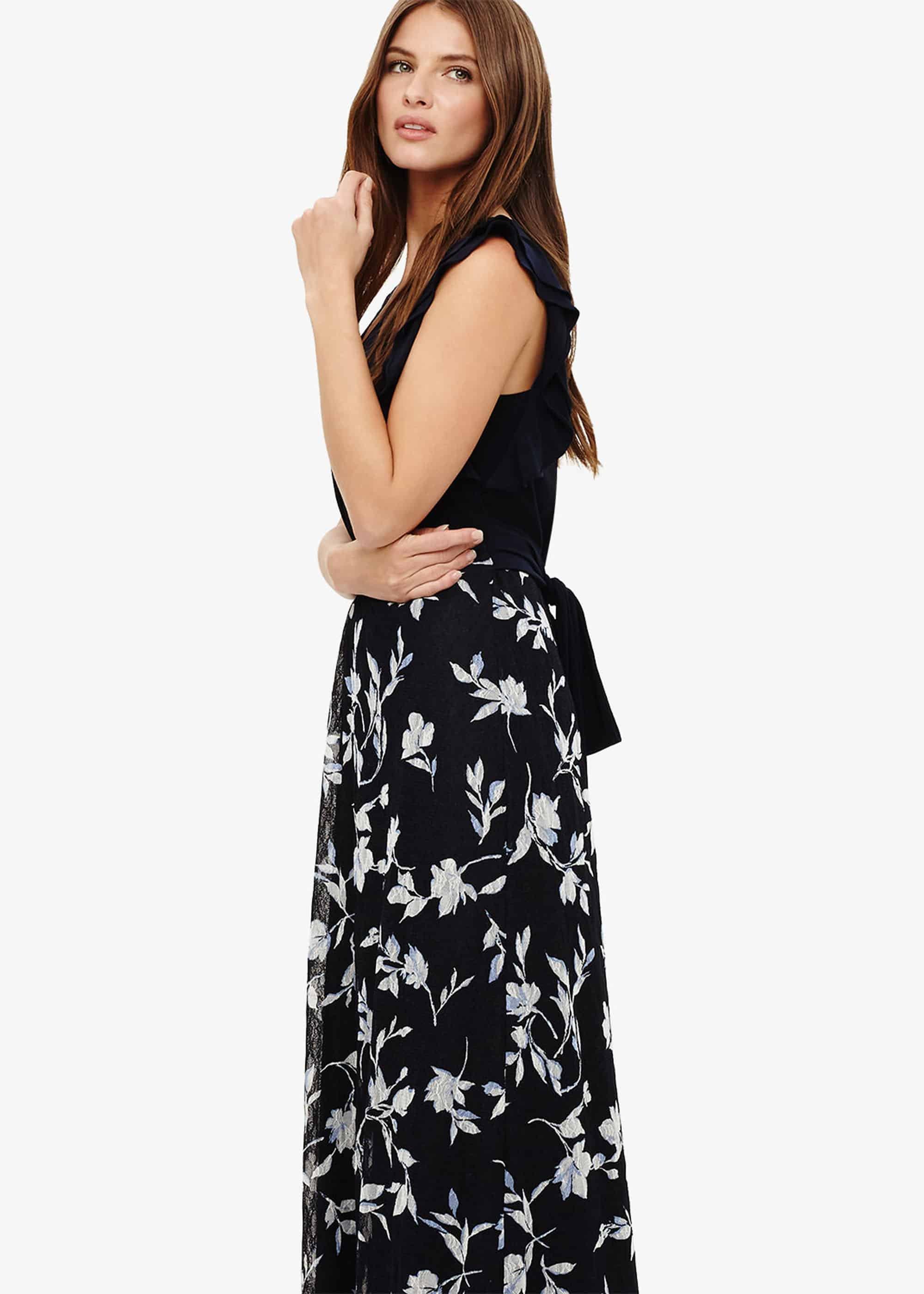 Loretta Floral Lace Maxi Dress