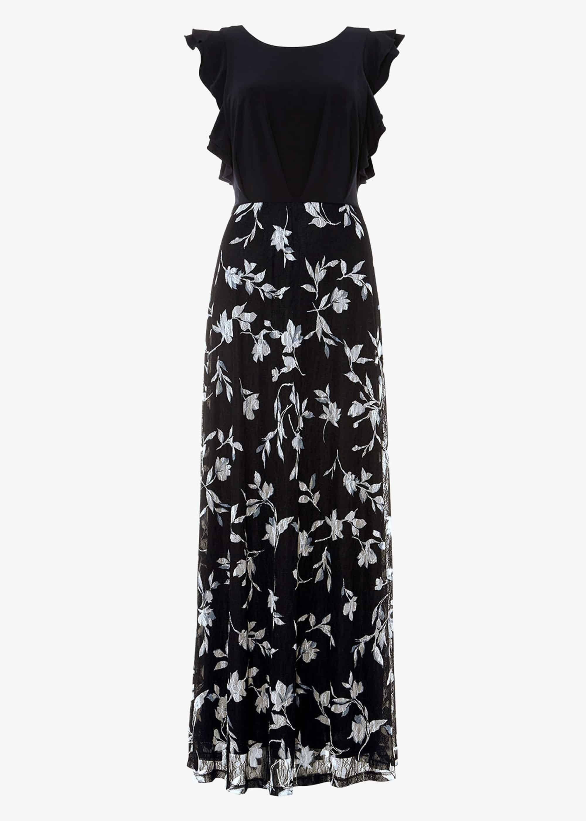 Loretta Floral Lace Maxi Dress