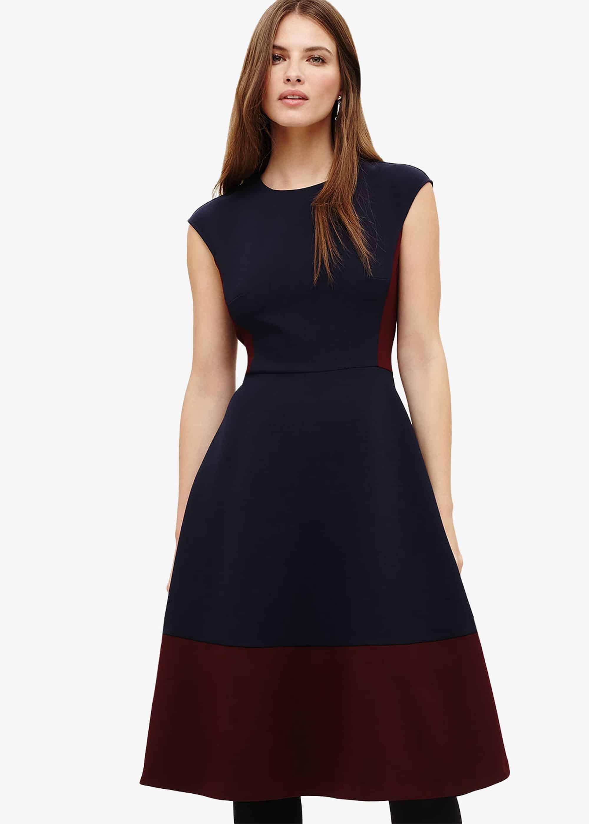 Shez Panelled A-Line Dress