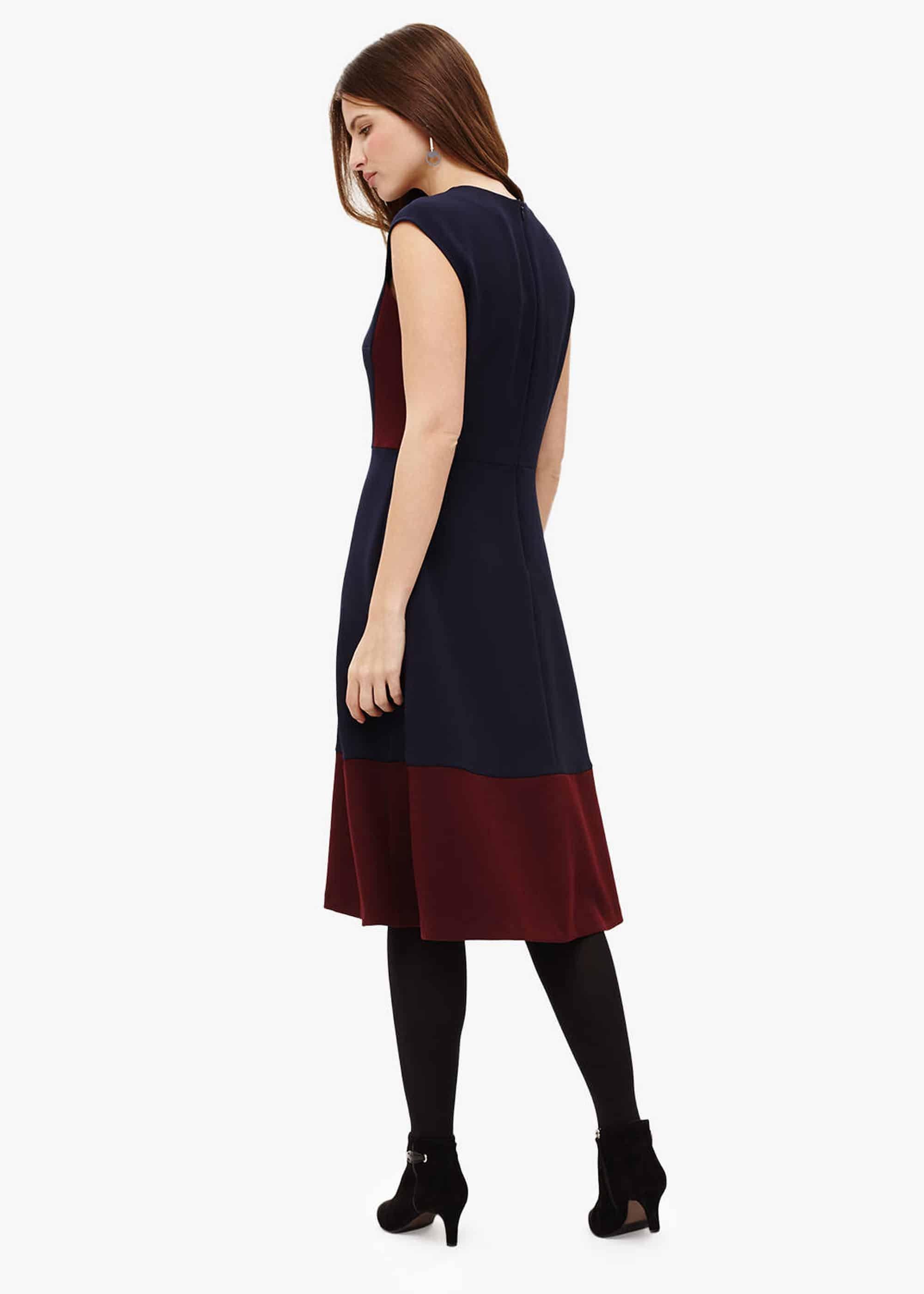 Shez Panelled A-Line Dress