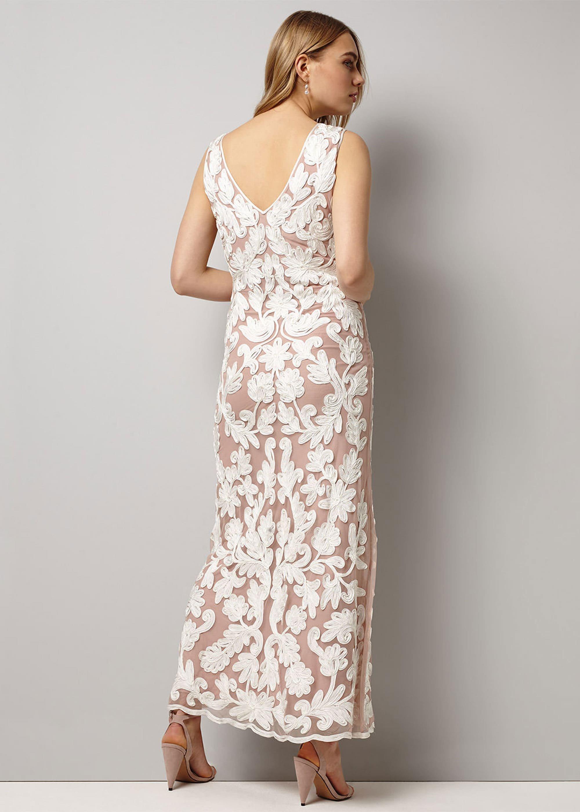 Yvie Tapework Lace Maxi Dress
