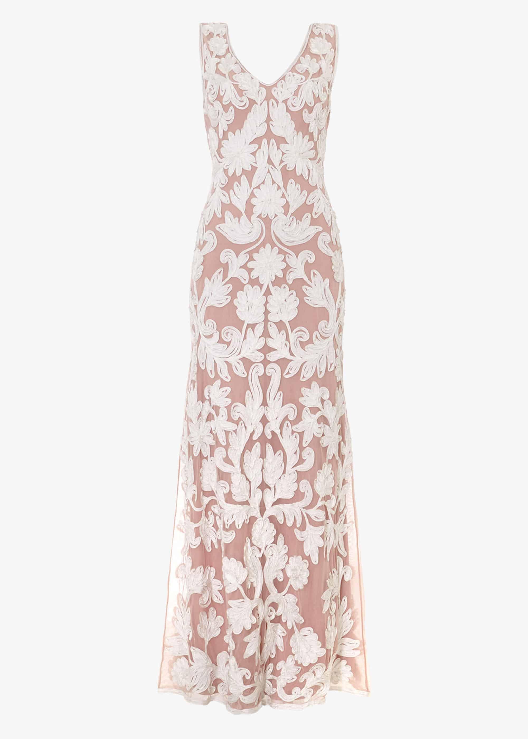 Yvie Tapework Lace Maxi Dress