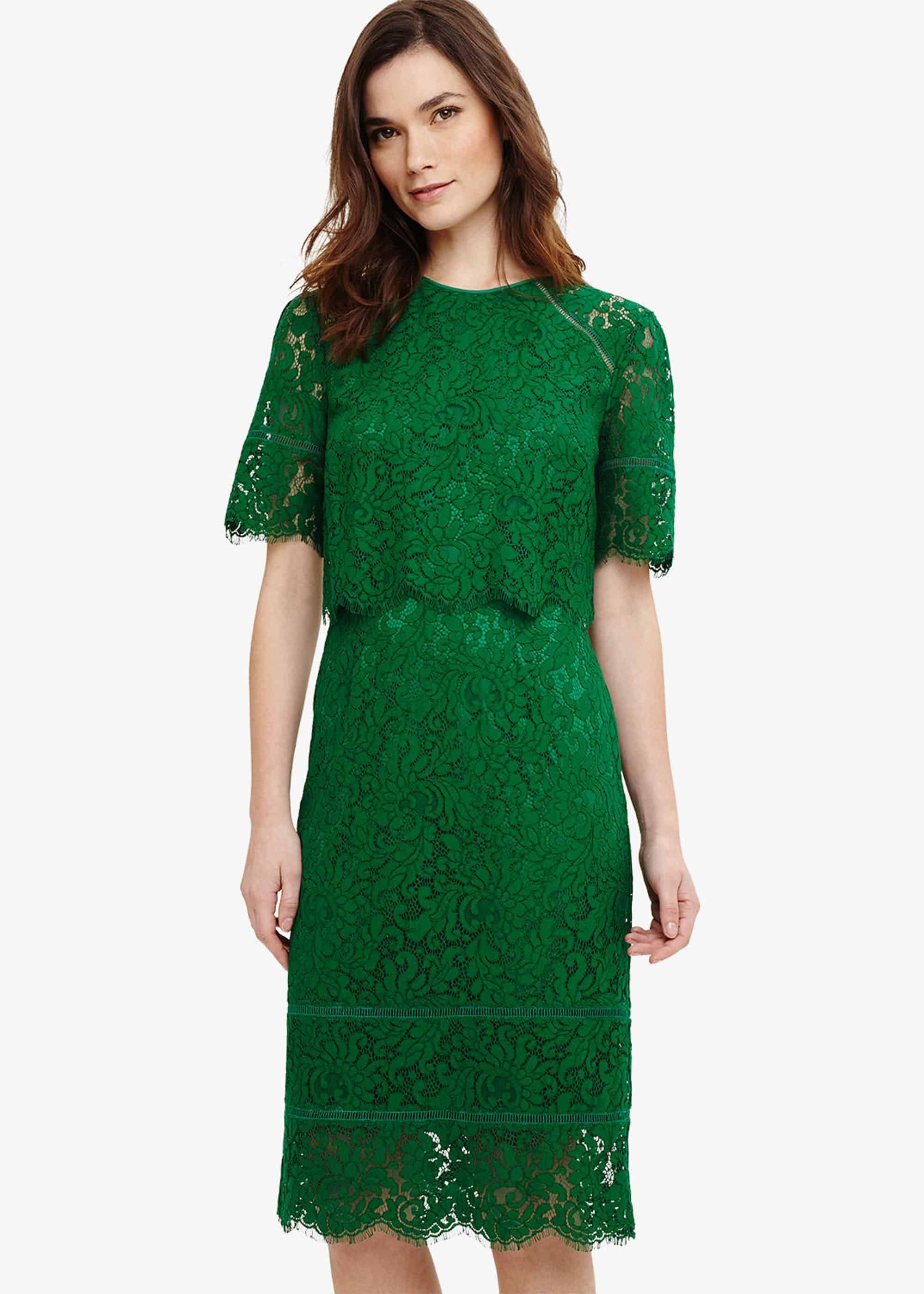 Alisha Double Layer Lace Dress