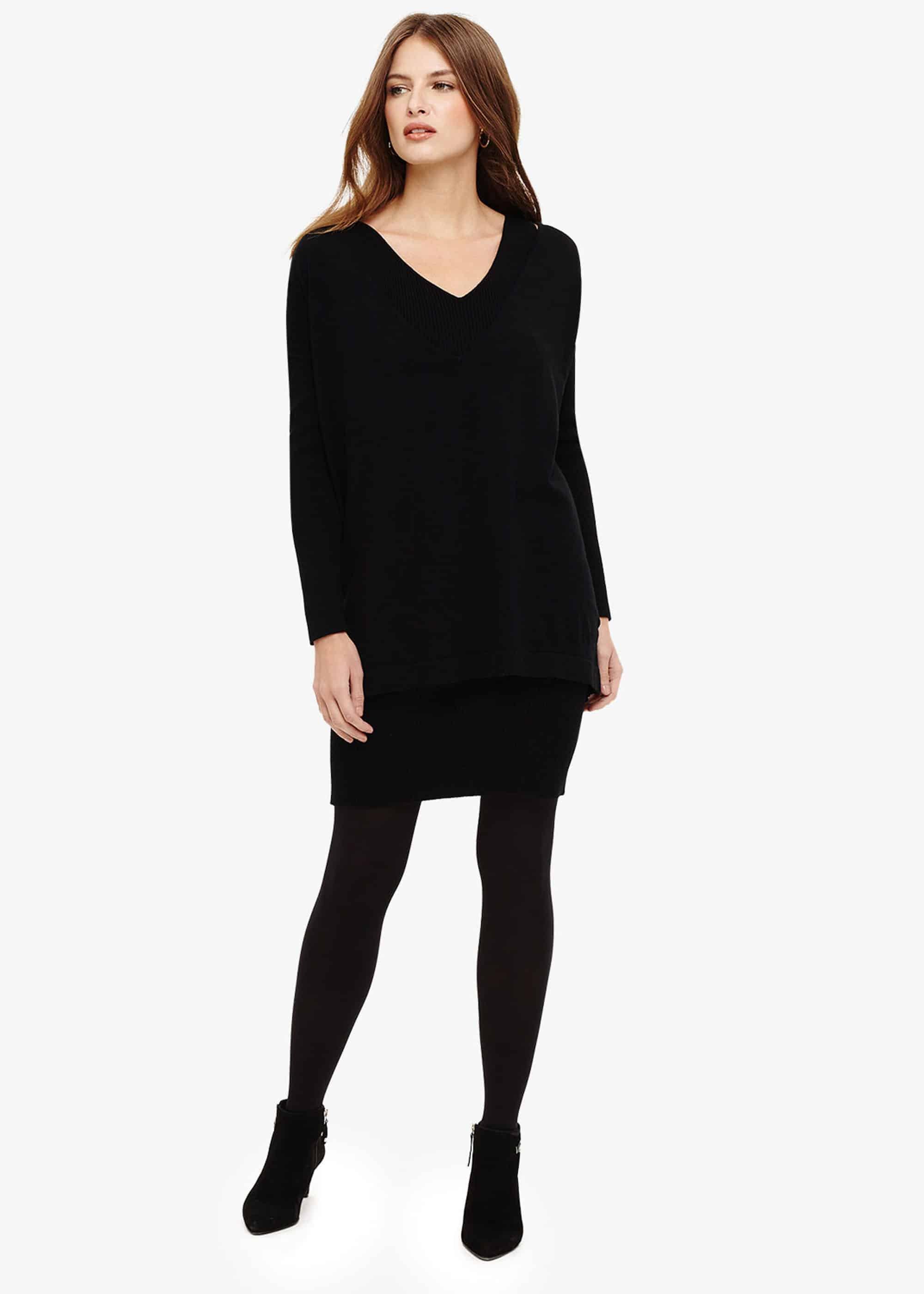 Denisse Double Layer Knitted Dress
