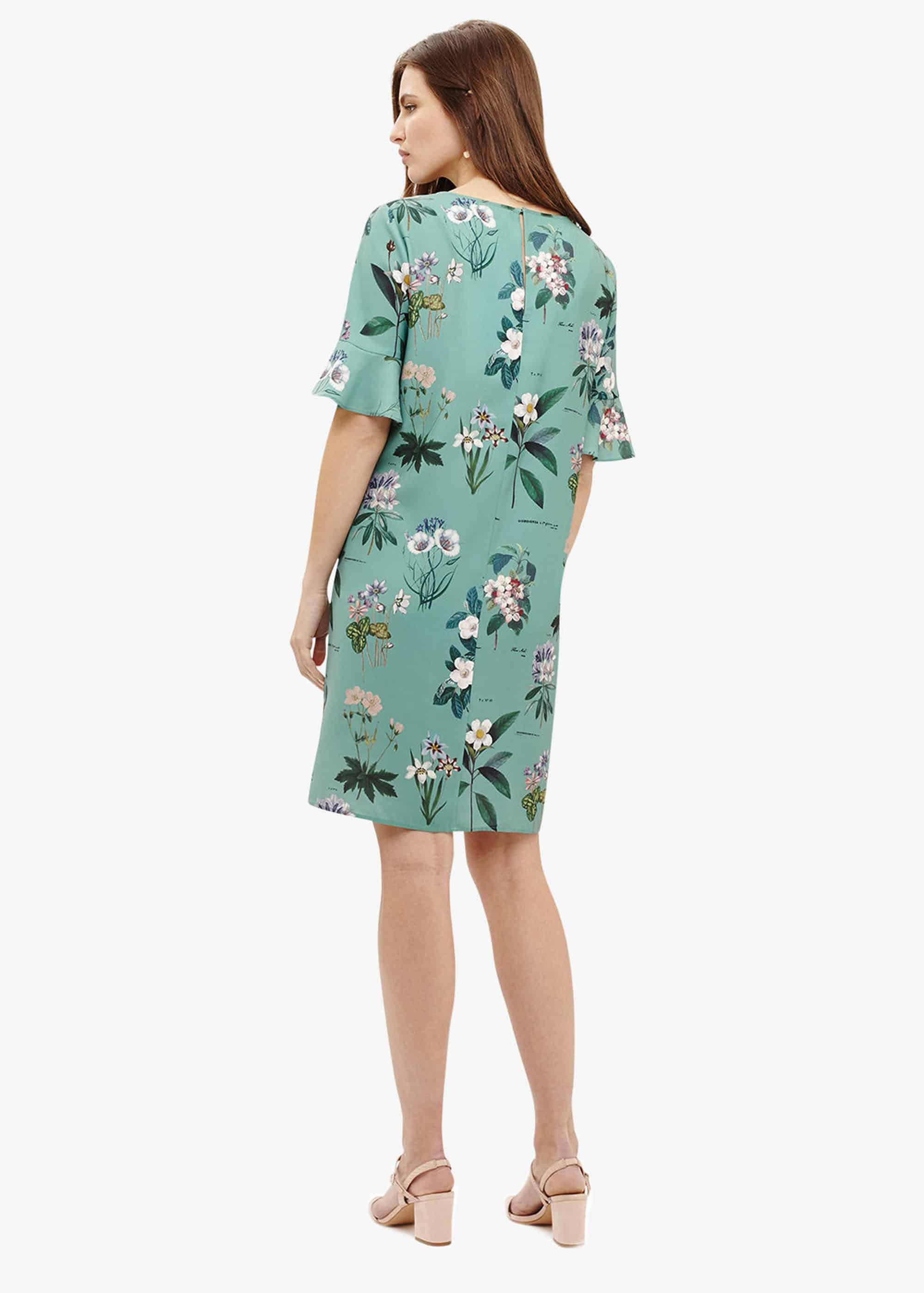 Chrissy Botanical Print Dress