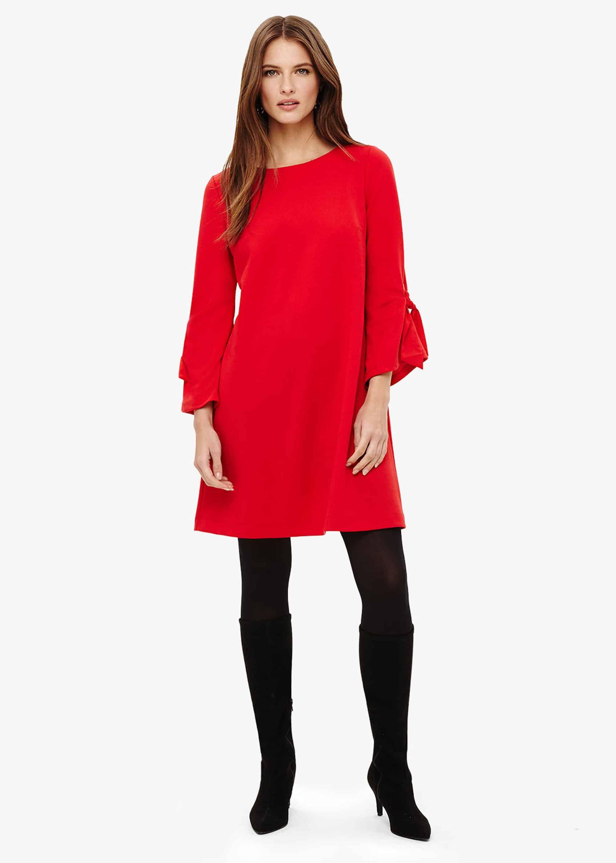 Tanya Tie Sleeve Tunic Dress