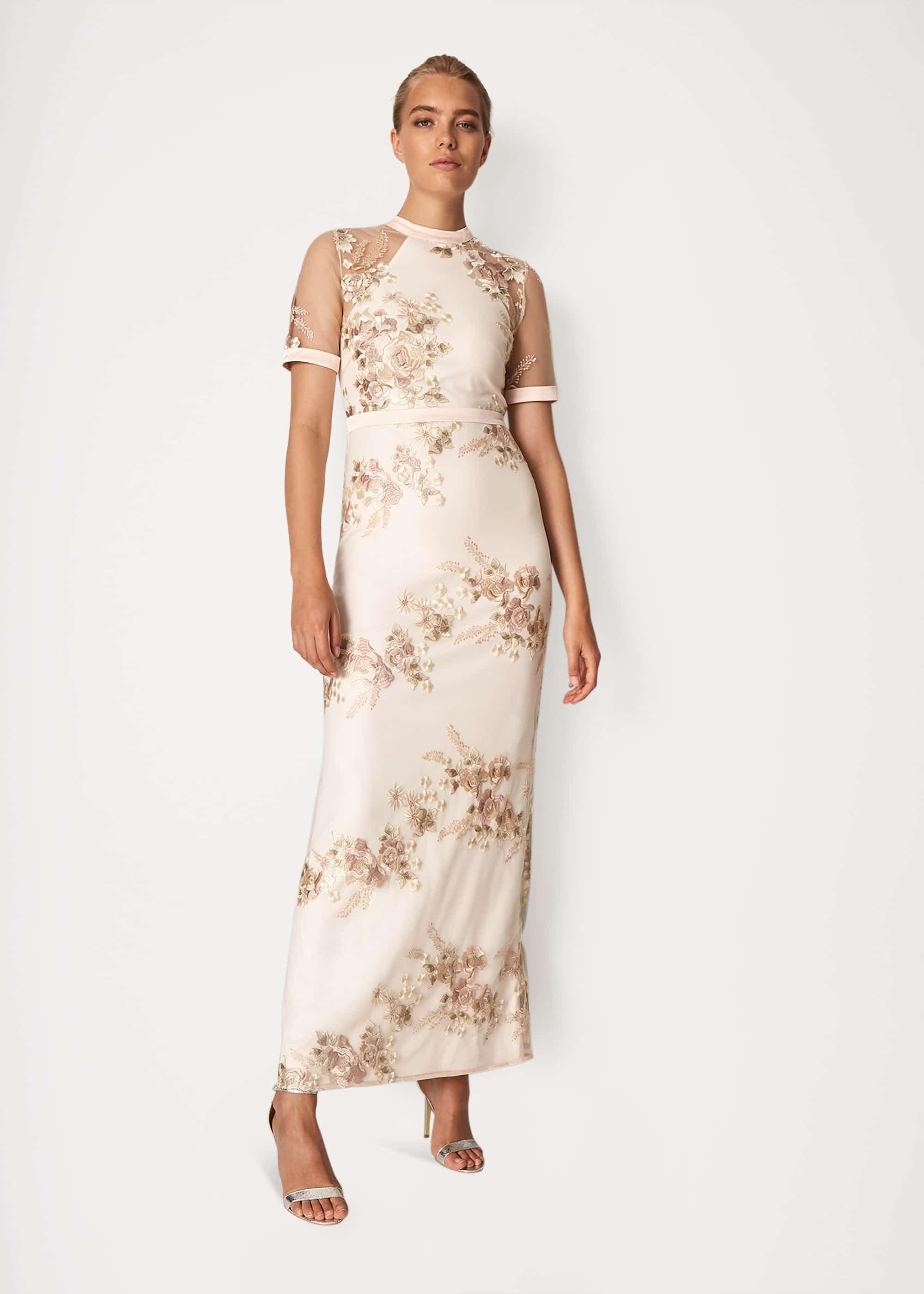Yasmin Embroidered Maxi Dress | Phase Eight ROW |